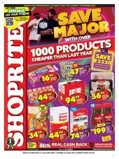 Preview of Shoprite specials valid from 25.08.2025