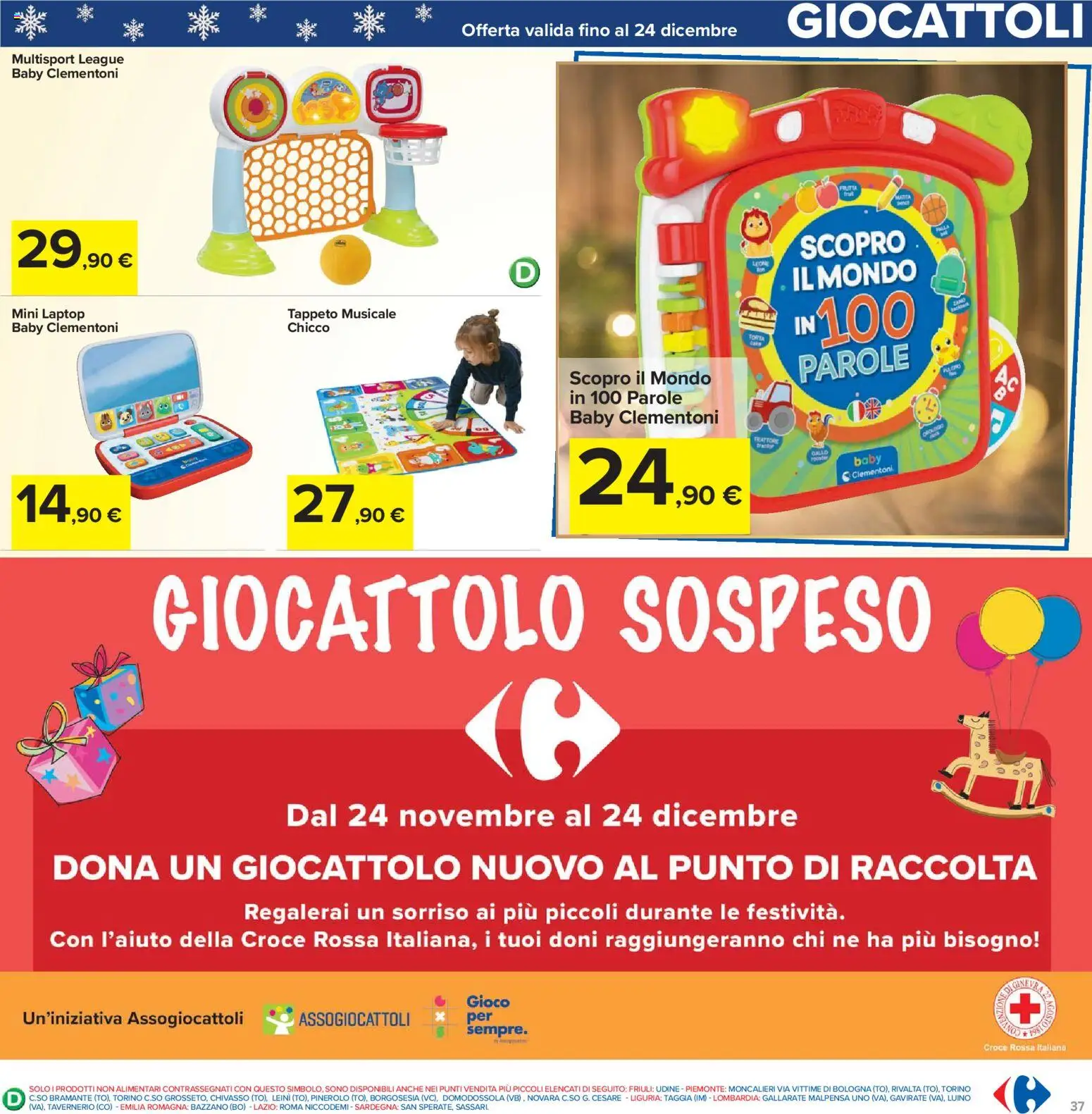 Volantino Carrefour del 02.12.2025 | Pagina: 37 | Prodotti: Laptop, Torta, Gioco, Tappeto