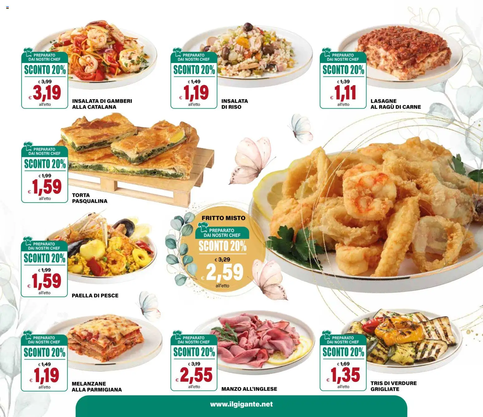 Volantino Il Gigante del 26.03.2026 | Pagina: 11 | Prodotti: Manzo, Verdure, Melanzane, Torta