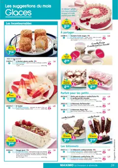  | Page: 59 | Produits: Glaces, Noisettes, Mélange de Fruits Secs, Crème