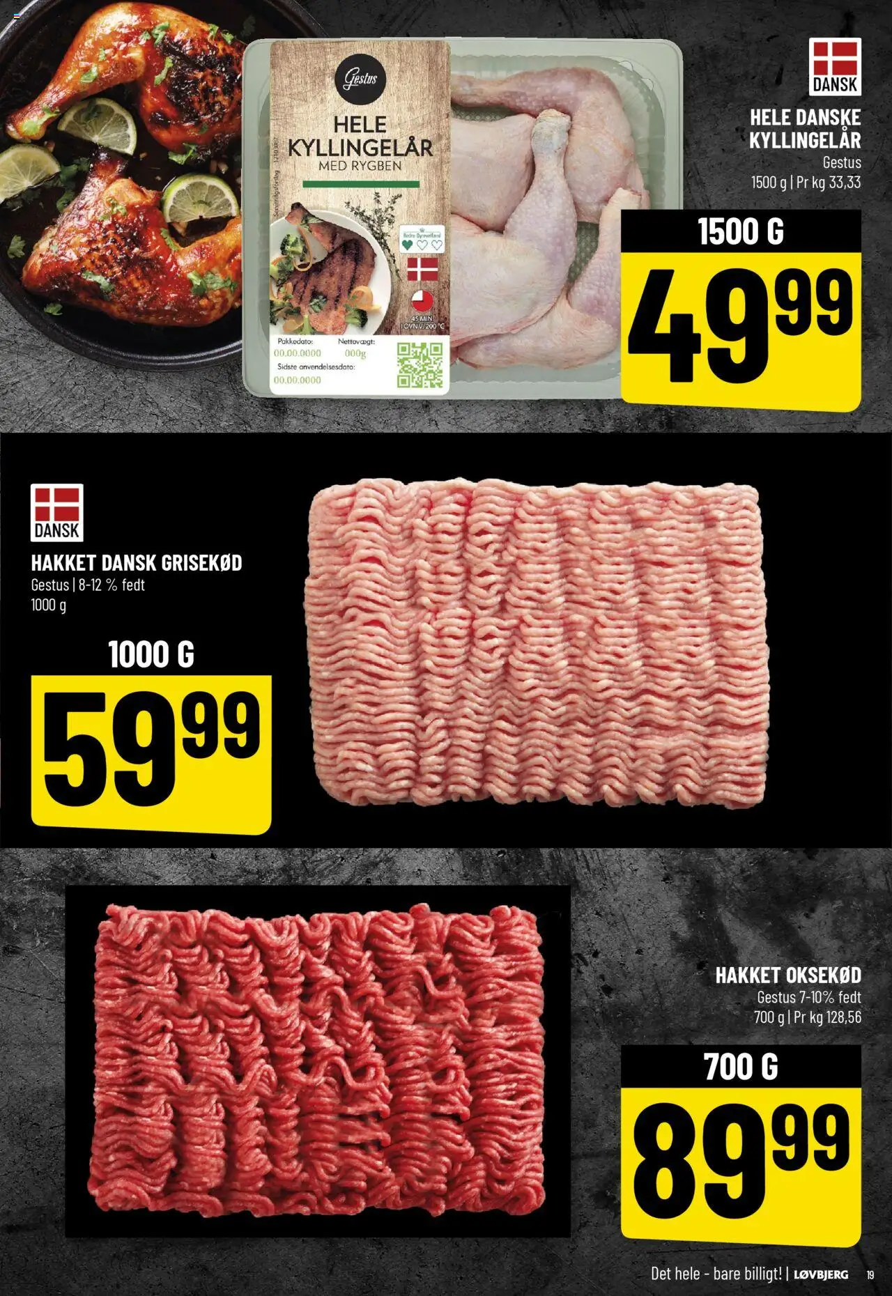 Løvbjerg tilbudsavis – gyldig fra 17.10.2025 | Side: 19 | Produkter: Oksekød