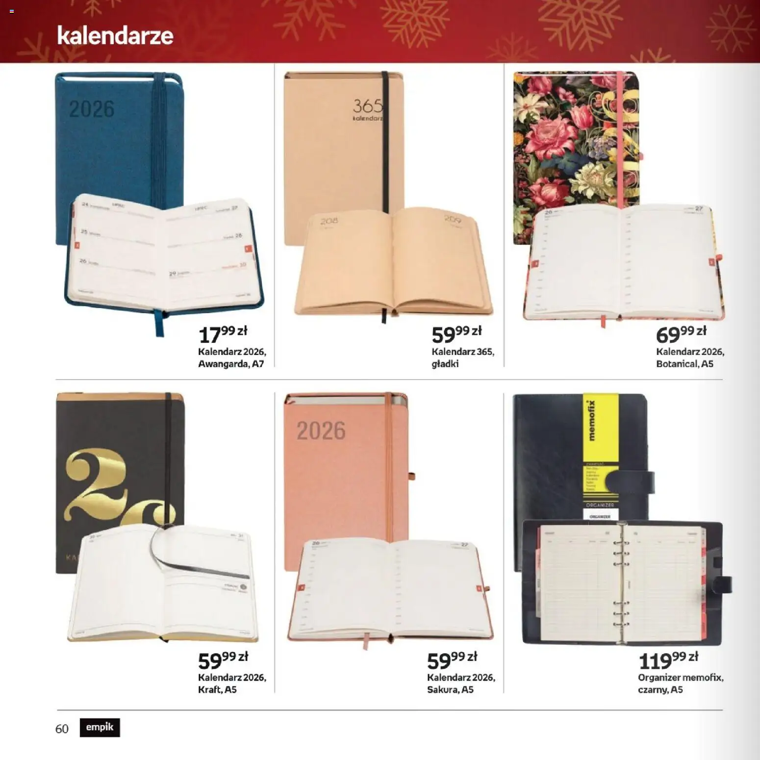 Empik promocje - Witaj w klubie znajdujących trafione prezenty dla każdego od 10.12.2025 | Strona: 60 | Produkty: Kalendarz