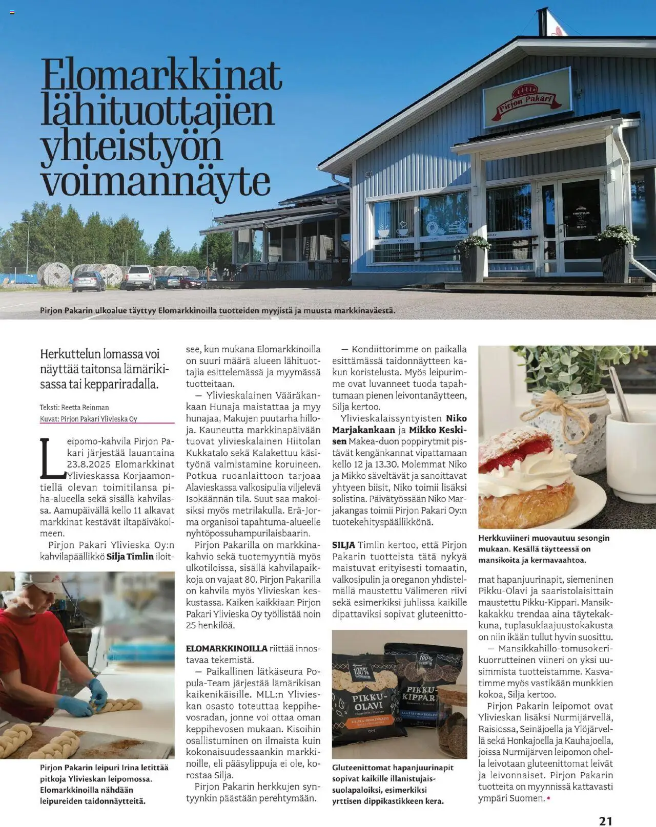  | Sivu: 21 | Tuotteet: Voi, Kello, Hunaja