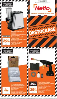 Netto - Prévisualisation de Netto - Destockage valide à partir de 31.03.2026