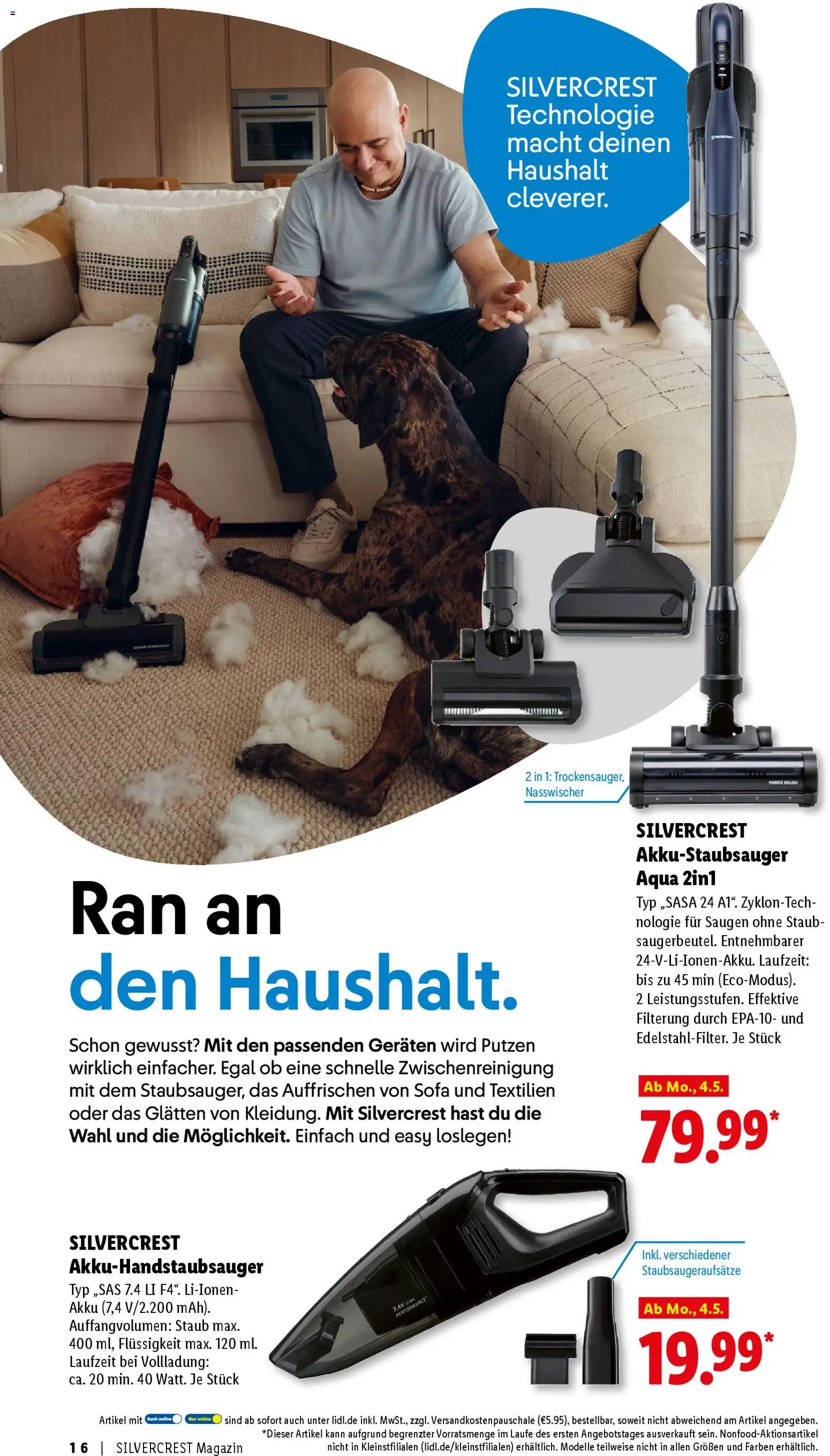 Lidl Prospekt – gültig ab 30.03.2026 | Seite: 16 | Produkte: Sofa