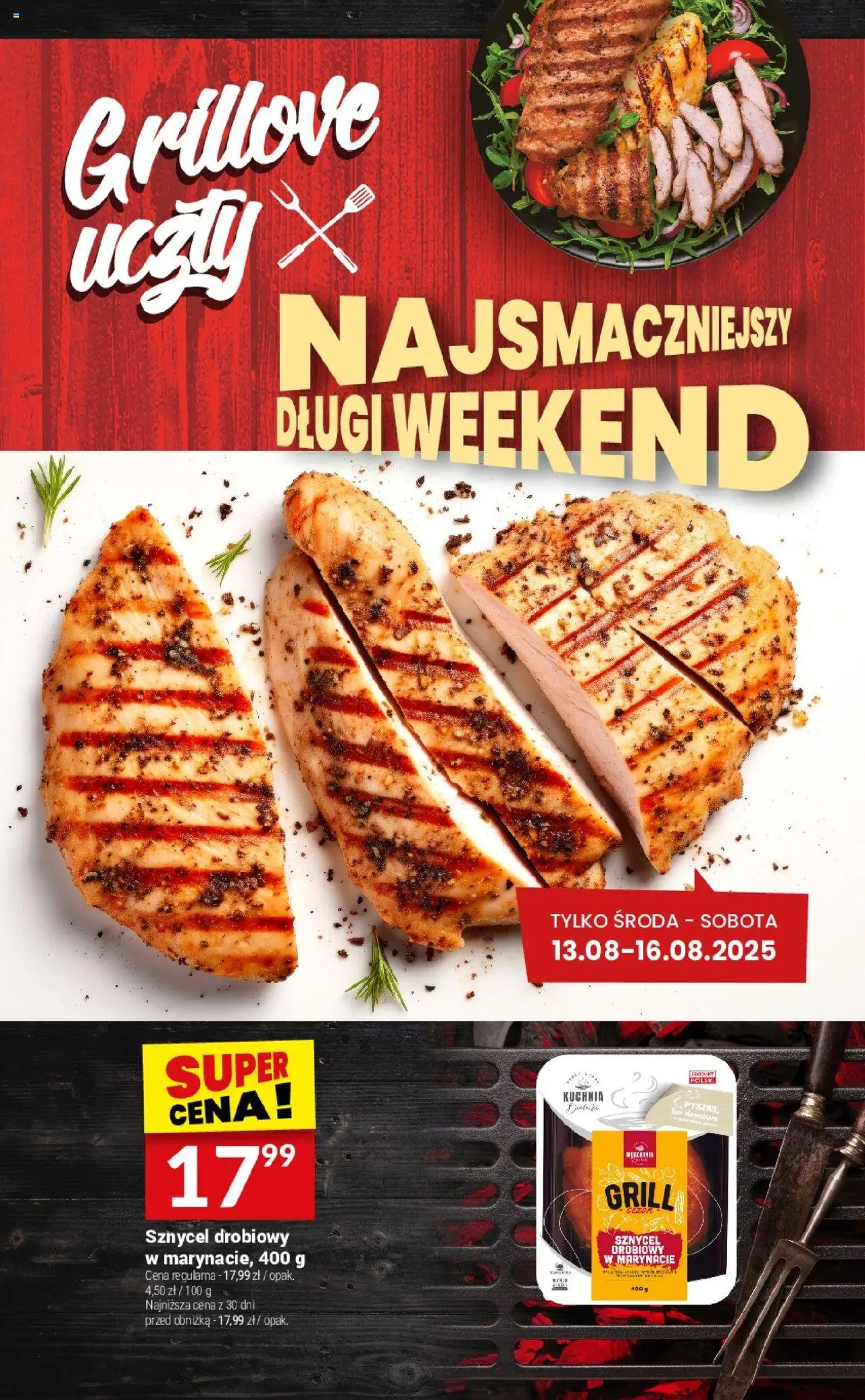 Twój Market Gazetka - Grill na weekend od 14.08.2025 | Strona: 4 | Produkty: Grill