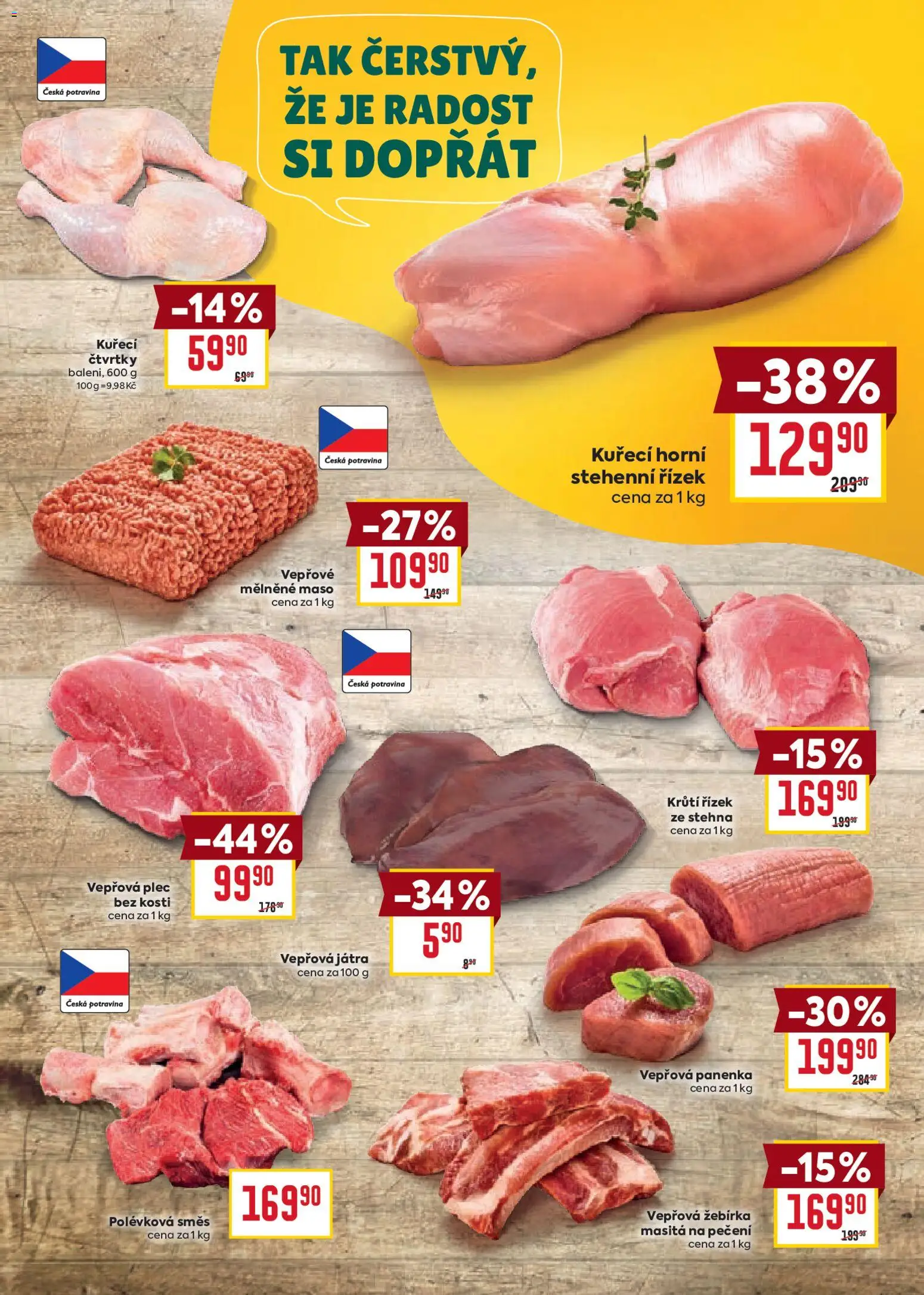 Billa Velký leták od 05.11.2025 | Strana: 7 | Produkty: Panenka, Vepřová játra, Vepřová panenka, Maso