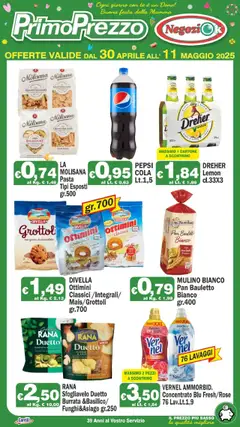 Anteprima del volantino Volantino Primo Prezzo	 valido a partire dal 30.04.2025