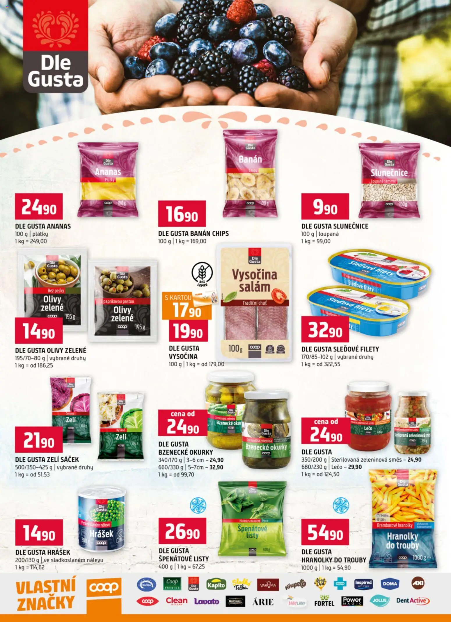 Terno leták od 25.03.2026 | Strana: 18 | Produkty: Zelí, Hranolky, Okurky, Vysočina