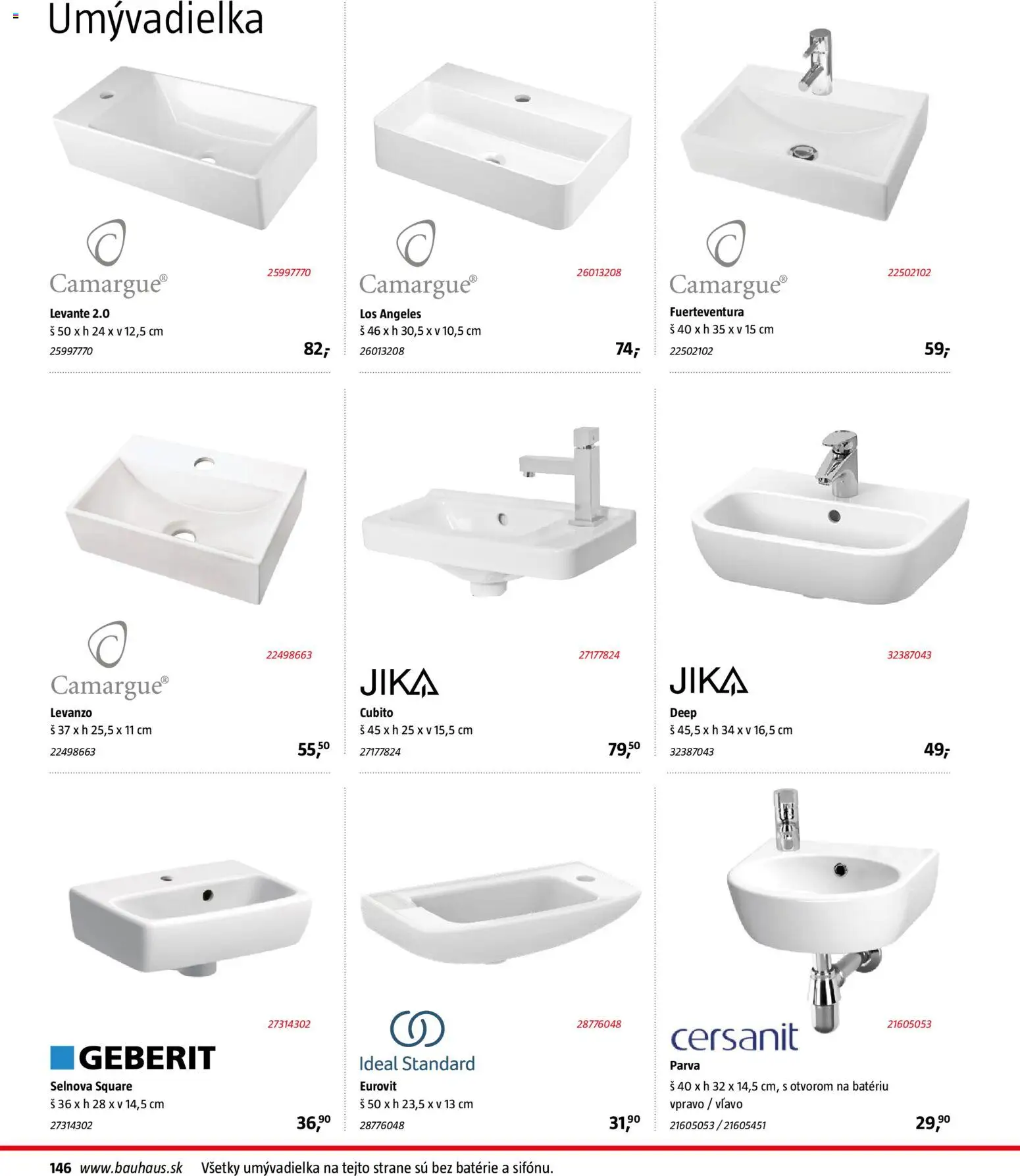 Nové Bauhaus akcie – leták je platný od 15.12.2025 | Strana: 146 | Produkty: Geberit