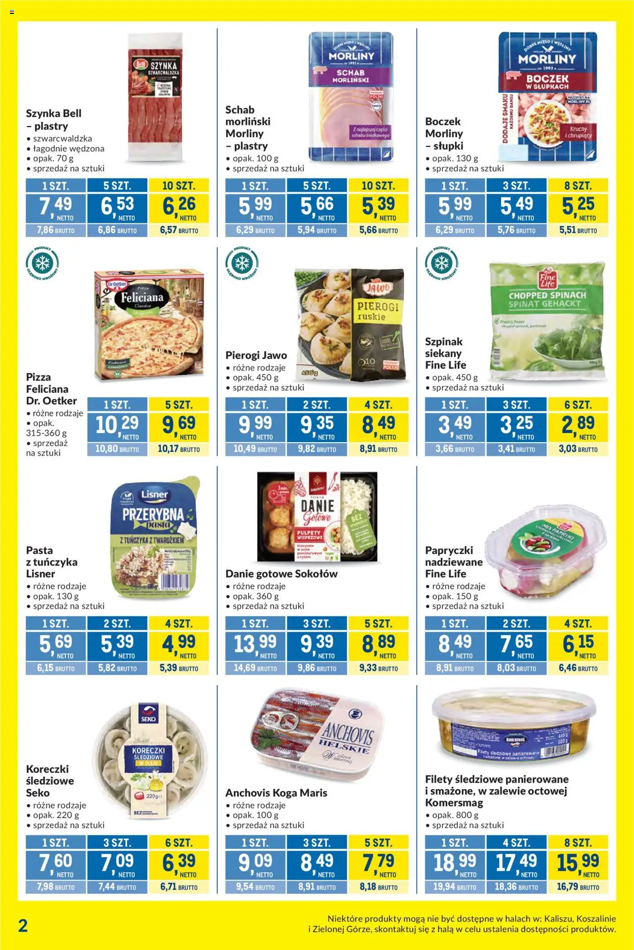 Makro Gazetka - Kupujesz więcej płacisz mniej od 30.09.2025 | Strona: 2 | Produkty: Mięso, Bell, Szpinak, Pizza