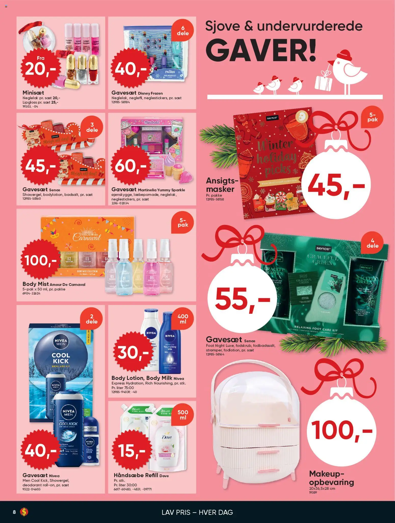 Bigdollar tilbudsavis – gyldig fra 12.12.2025 | Side: 8 | Produkter: Makeup, Neglelak, Body milk, Deodorant