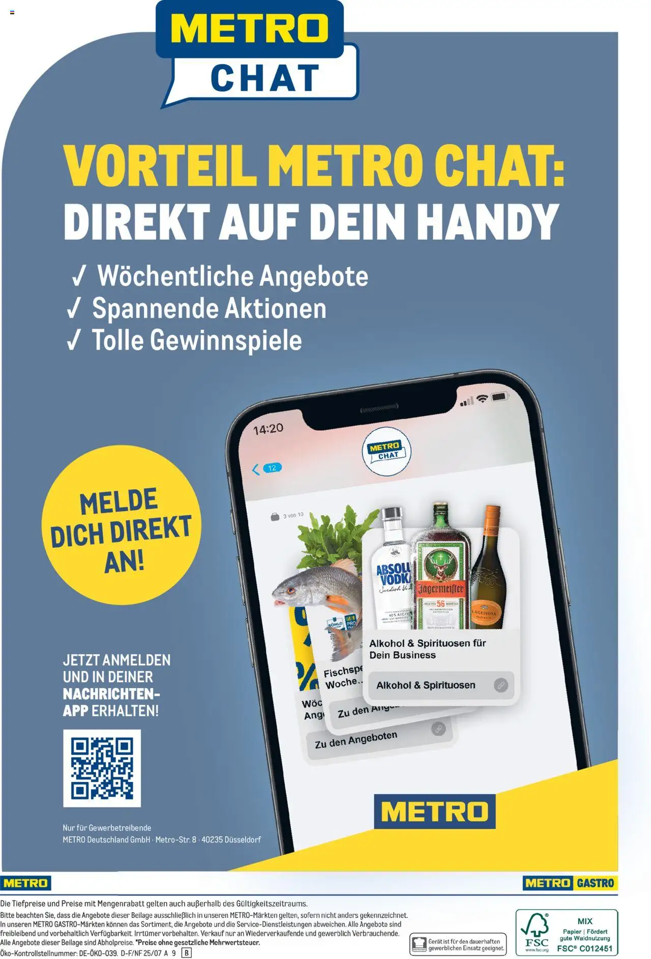 Metro Monats-Menü - gültig ab dem 01.08.2025 | Seite: 22 | Produkte: Vodka
