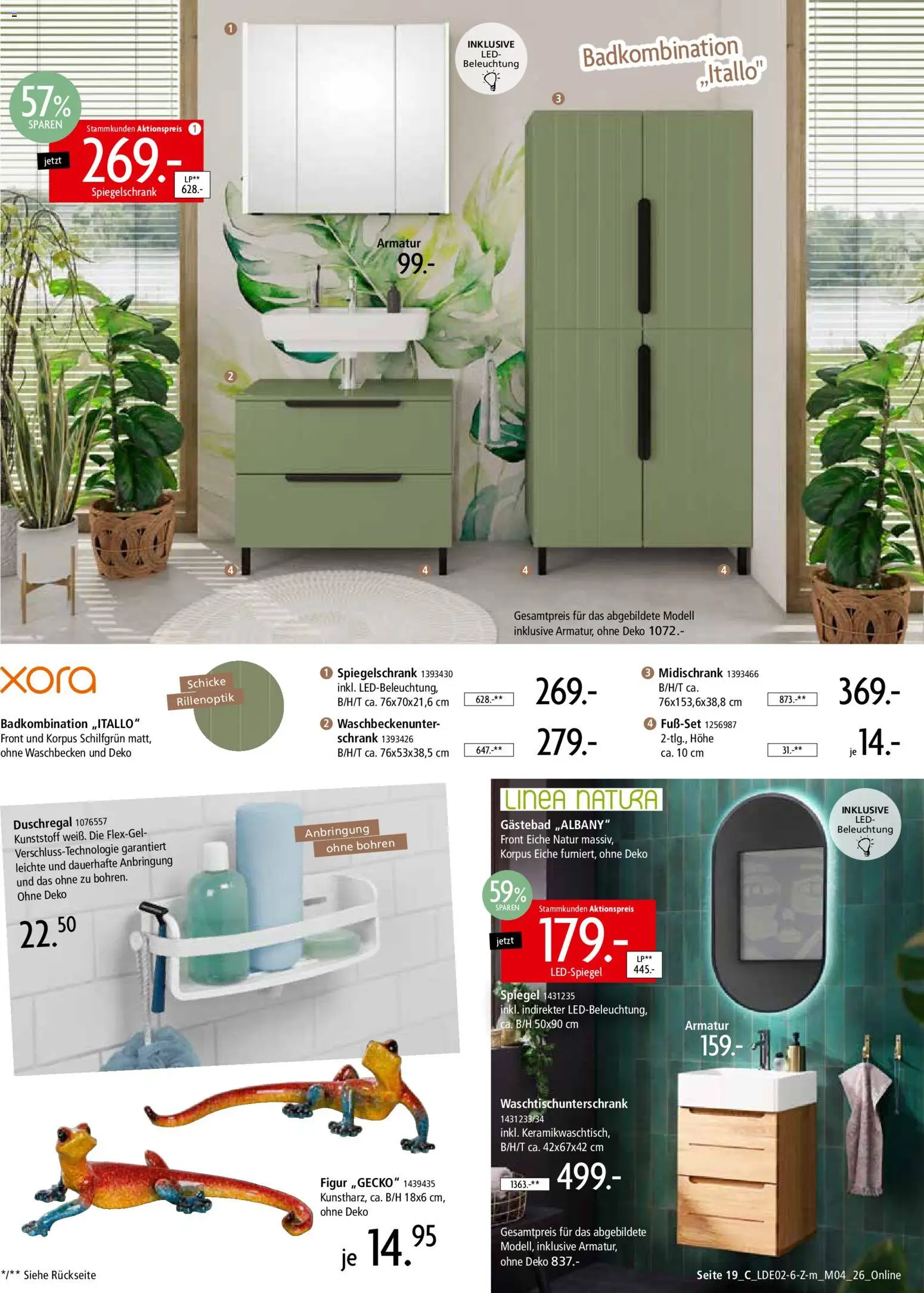 Zurbrüggen Prospekt 	 – gültig ab 22.02.2026 | Seite: 45 | Produkte: Schrank, Armatur, Duschregal, Midischrank