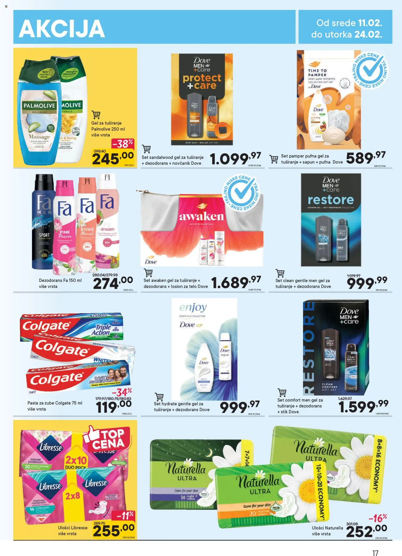 PerSu katalog - važi od 11.02.2026 | Strana: 17 | Proizvode: Colgate, Novčanik, Palmolive, Pasta za zube