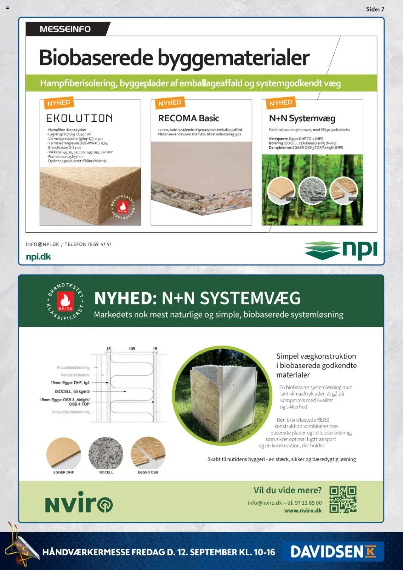 Davidsen tilbudsavis – gyldig fra 12.09.2025 | Side: 7 | Produkter: Telefon, Søm
