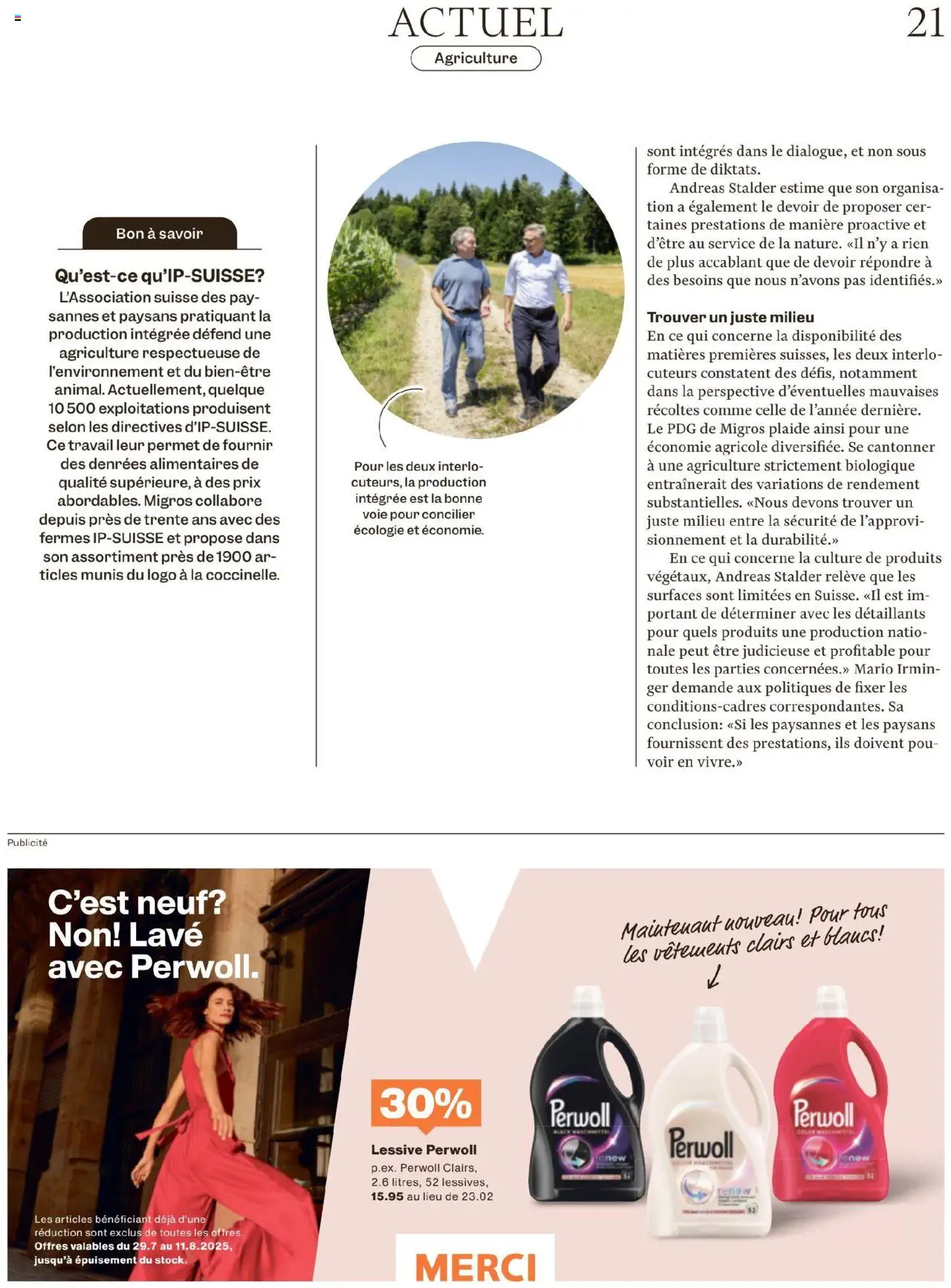 Migros - Magazin FR ab 28.07.2025 | Seite: 21
