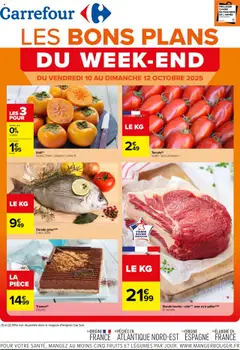 Carrefour - Prévisualisation de Carrefour catalogue les bons plans du week-end valide à partir de 10.10.2025