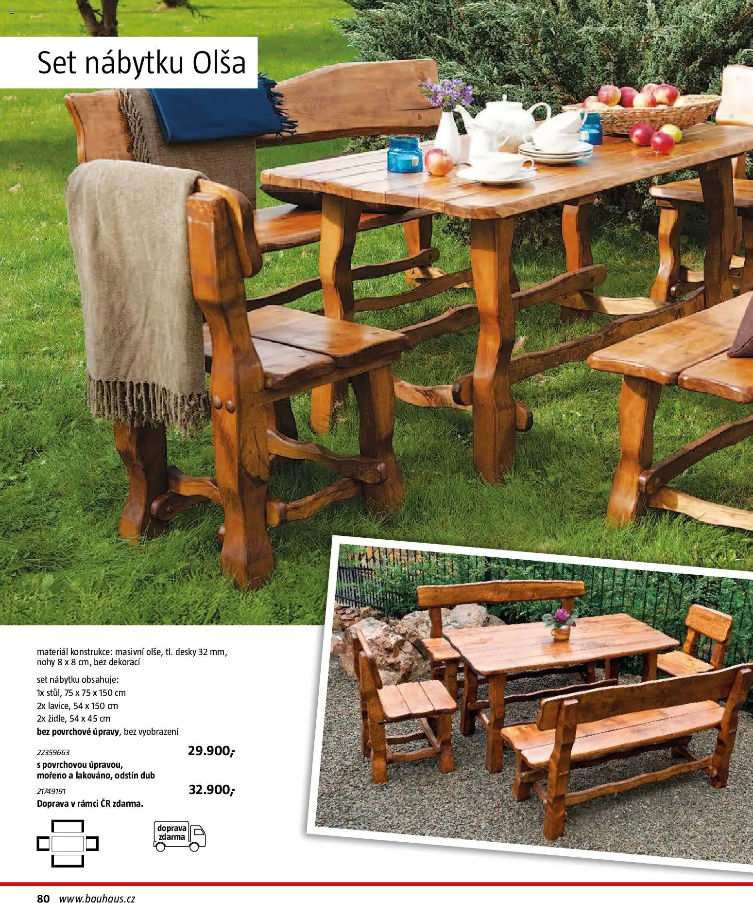 Bauhaus katalog Záhradní nábytek od 08.04.2026 | Strana: 80 | Produkty: Desky