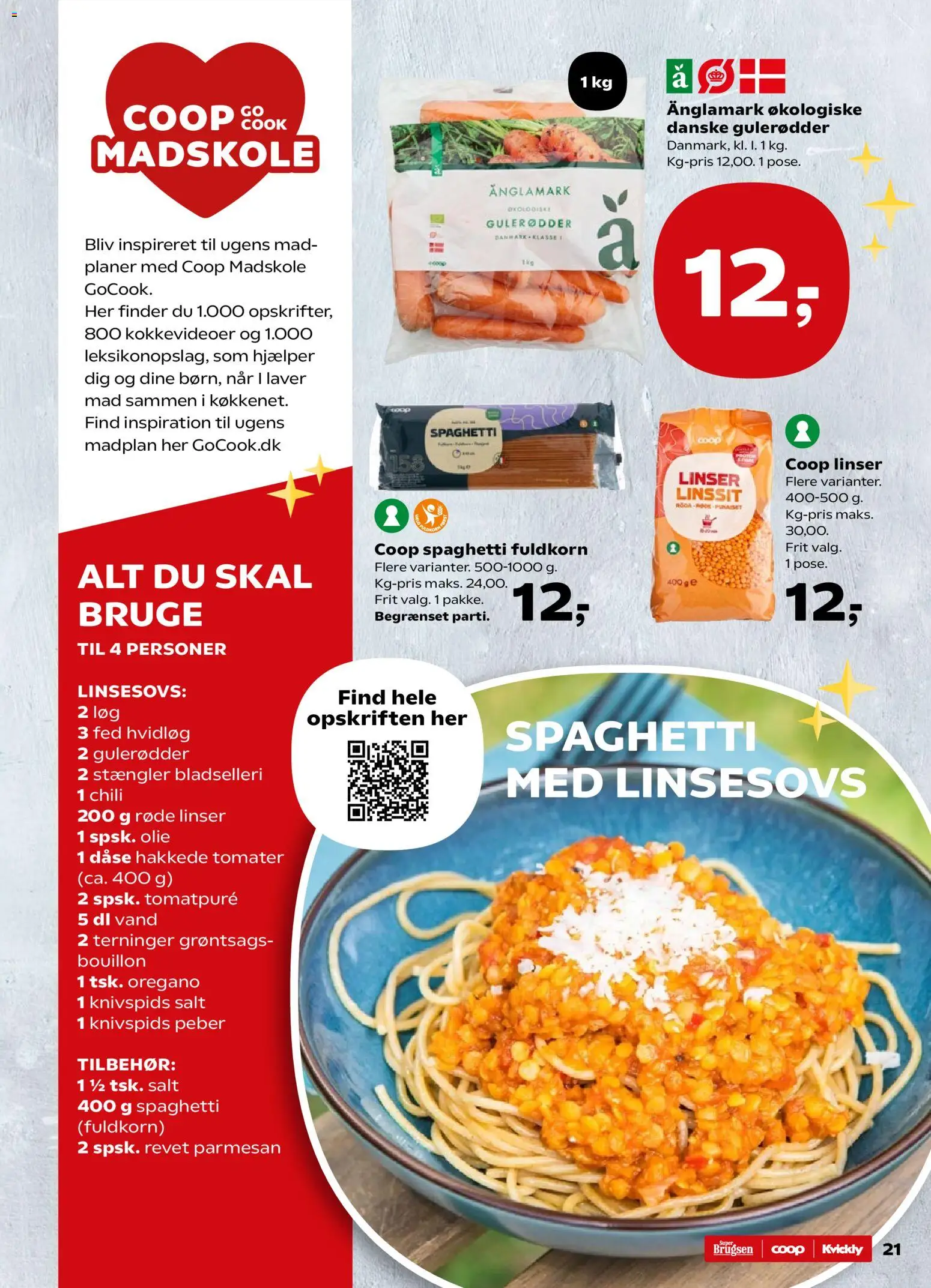 Super Brugsen tilbudsavis – gyldig fra 31.10.2025 | Side: 22 | Produkter: Hakkede tomater, Salt, Oregano, Parmesan