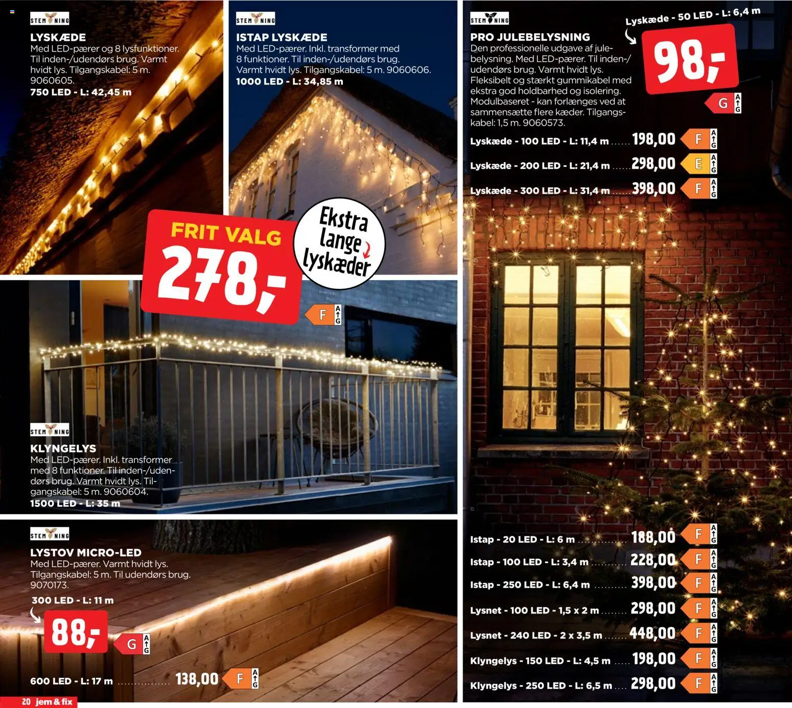 Jem & fix tilbudsavis – gyldig fra 02.11.2025 | Side: 20 | Produkter: Kabel