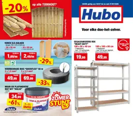 Hubo folder - Voorbeeld van een folder van Hubo, geldig van 16.07.2025
