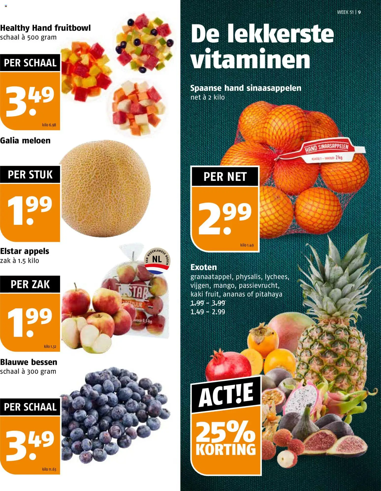 {H1} | Pagina: 9 | Producten: Appels, Ananas, Schaal, Zak