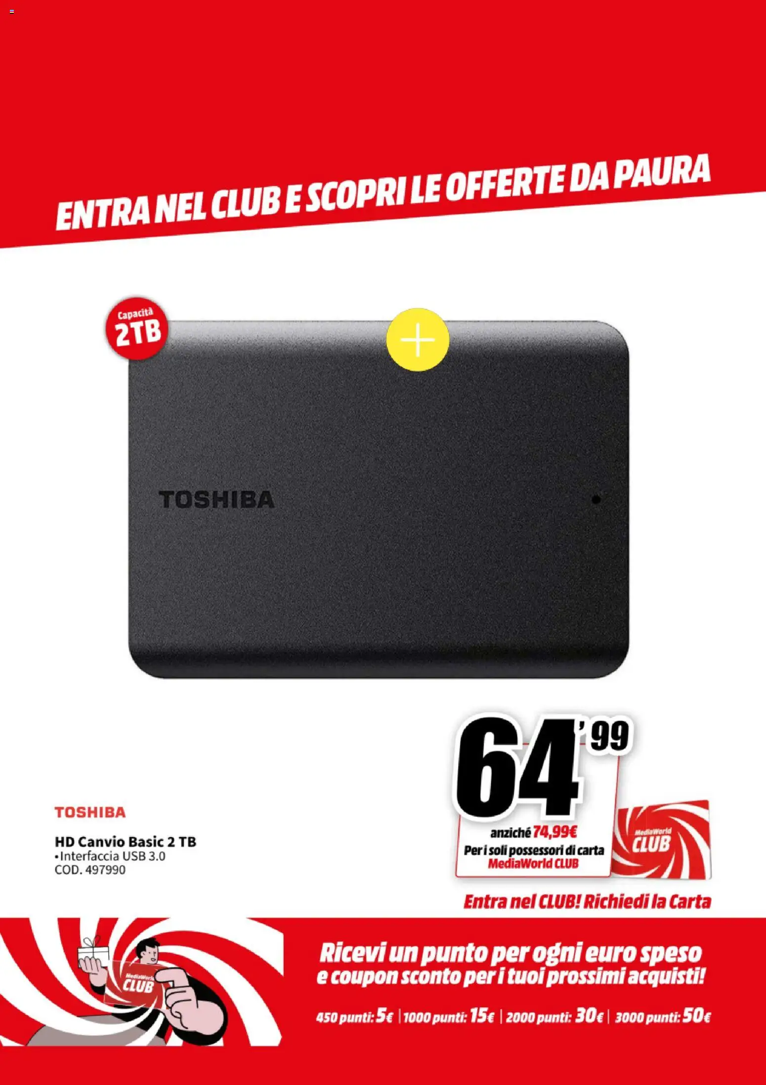Volantino Media World del 27.10.2025 | Pagina: 28 | Prodotti: USB