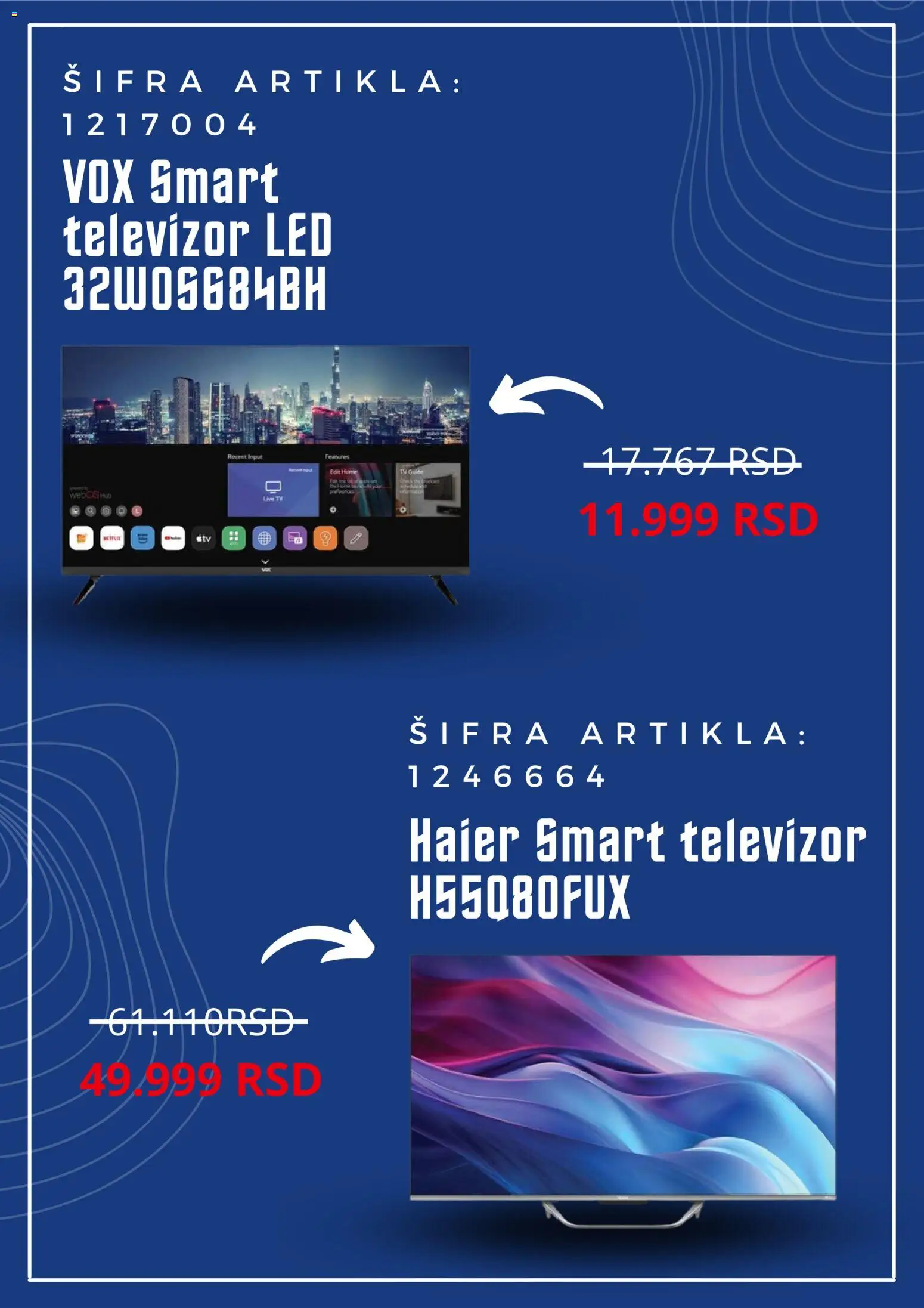 Tehnomanija katalog - važi od 12.11.2025 | Strana: 4 | Proizvode: Smart televizor, Televizor