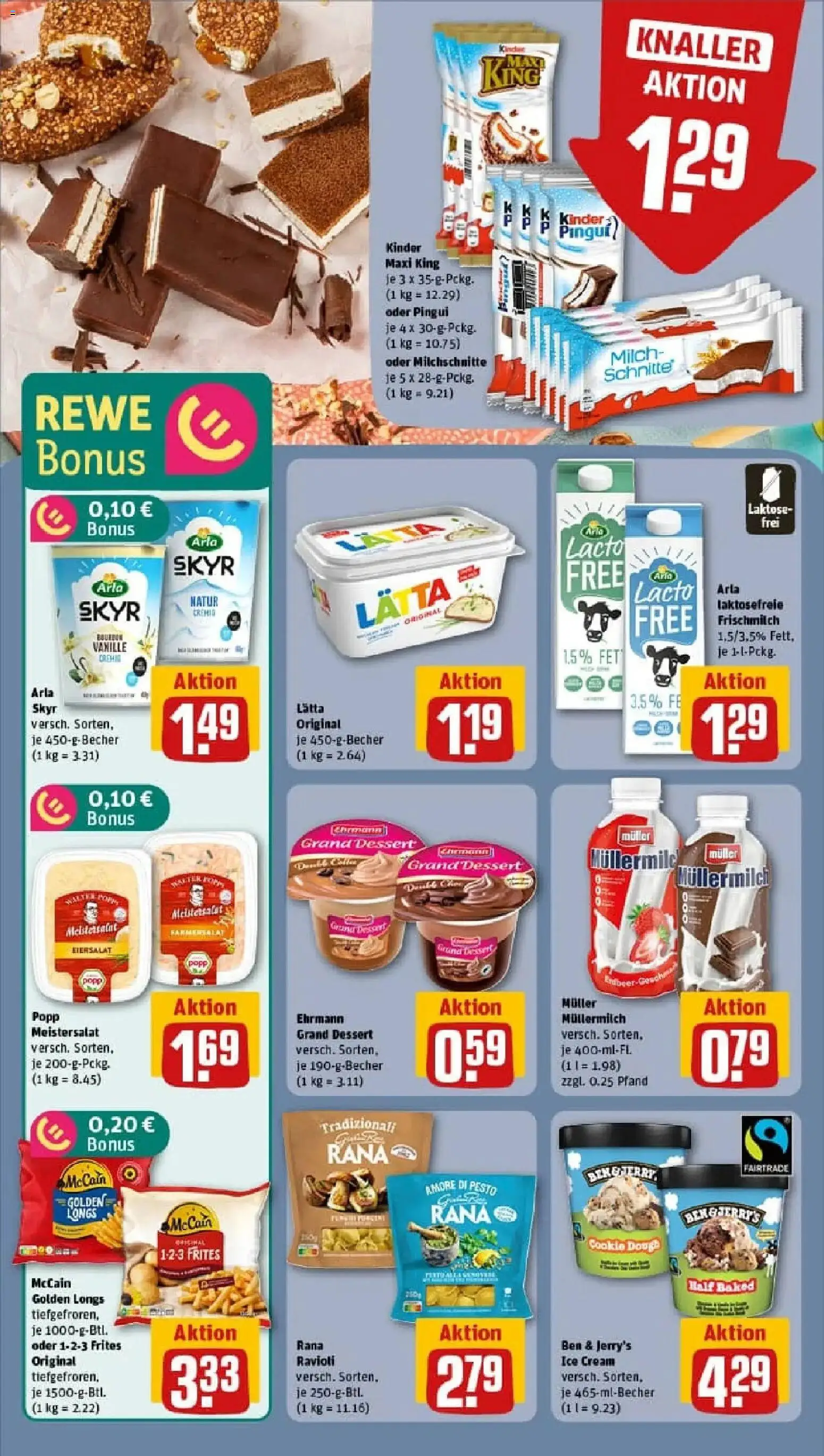 Rewe prospekt Berlin / Steglitz	 – gültig ab 02.02.2026 | Seite: 14 | Produkte: Ehrmann grand dessert, Arla skyr, Lätta, Müllermilch