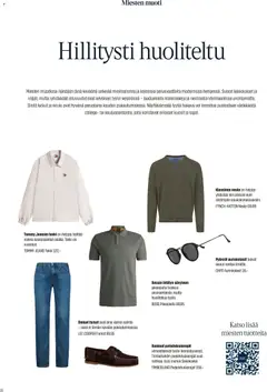 Sokos-mainoslehti voimassa 01.04.2026 alkaen | Sivu: 18 | Tuotteet: Takki, Voi, Neule, Farkut