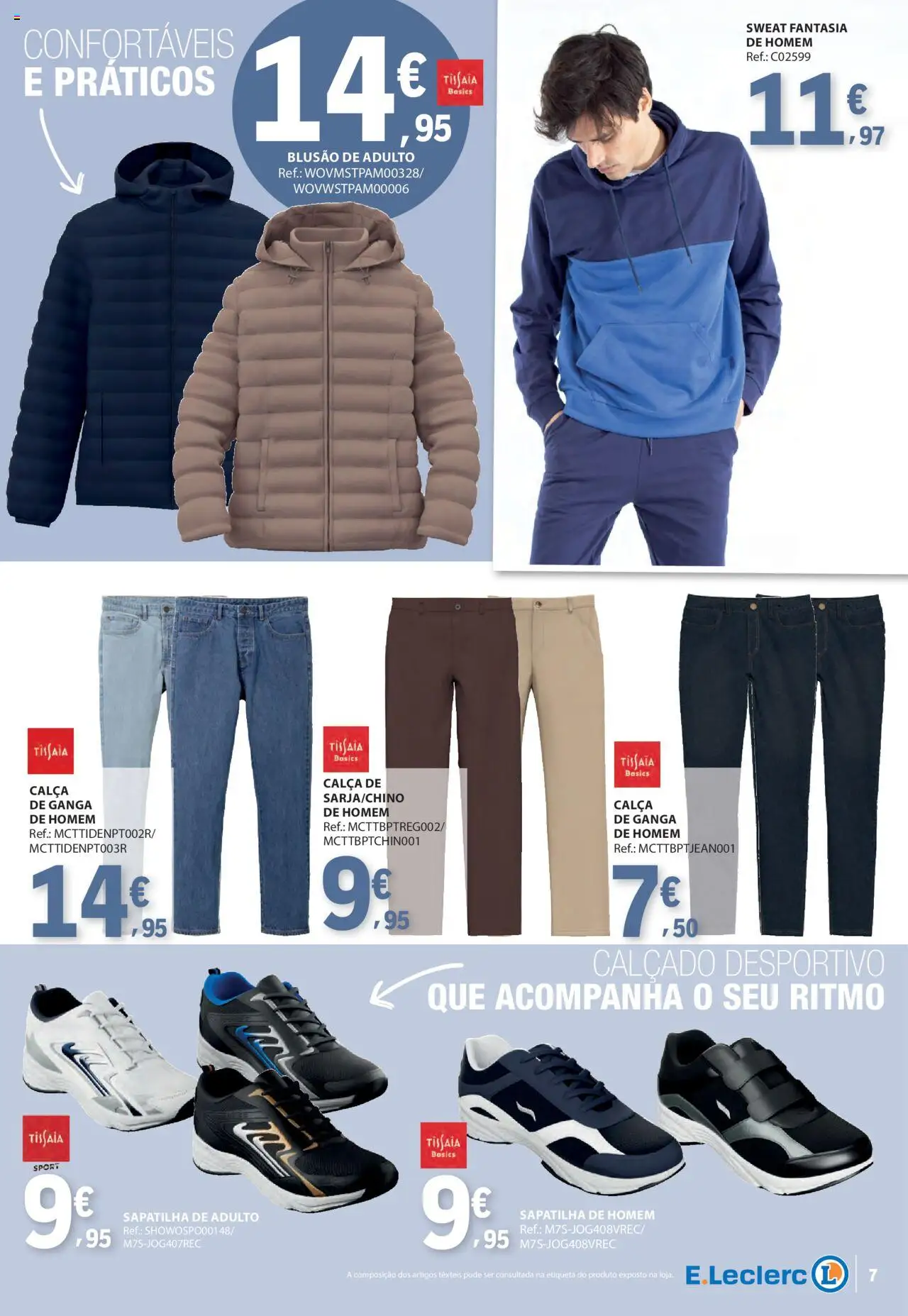 E.Leclerc - Folheto Moda e Beleza │ válido de 16.09.2025 | Página: 7 | Produtos: Calça