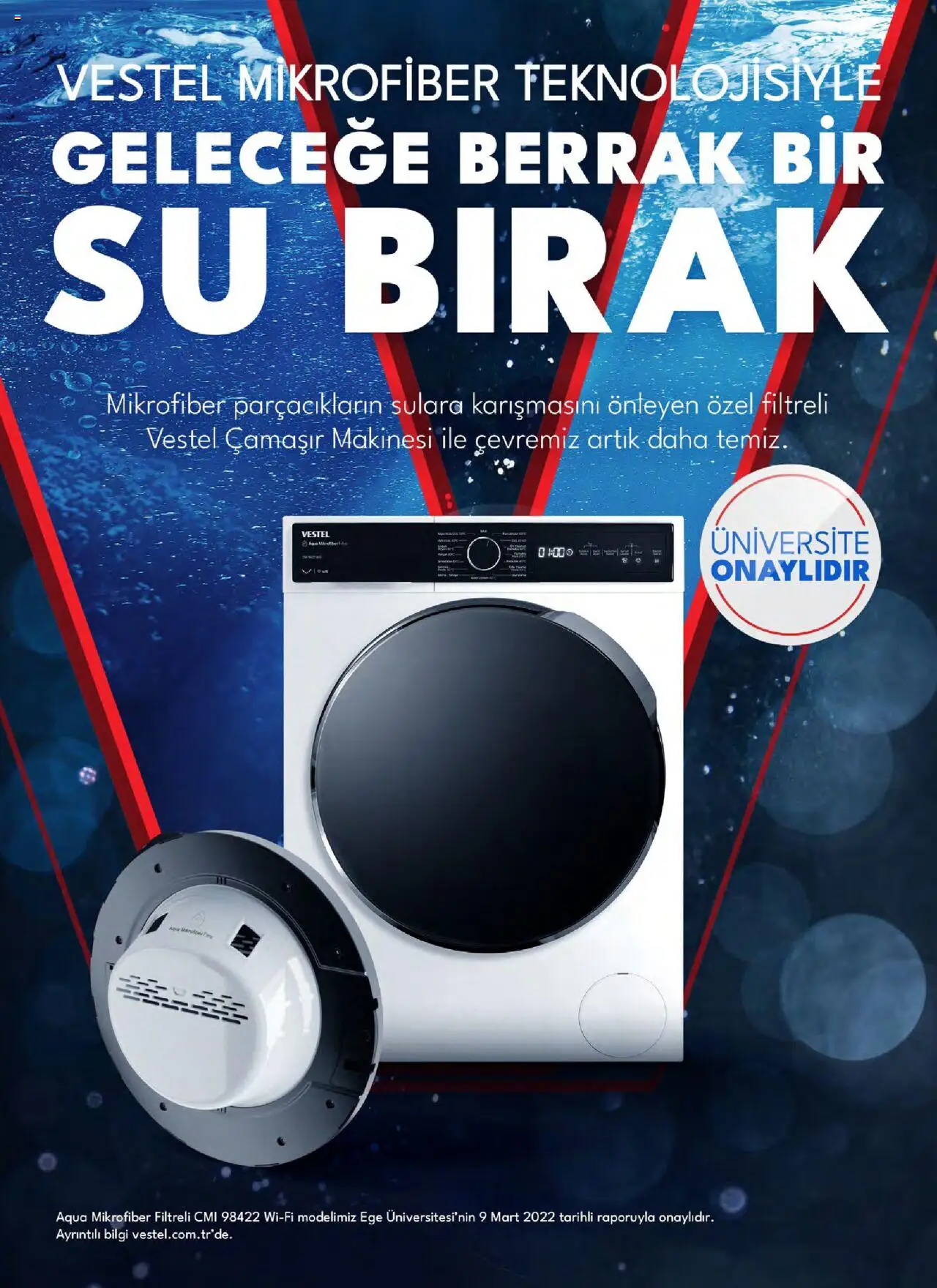 Vestel Beyaz Eşyalar Katalog - 03.06.2025 tarihinden itibaren geçerlidir | Sayfa: 41 | Ürünler: Su, Çamaşır makinesi