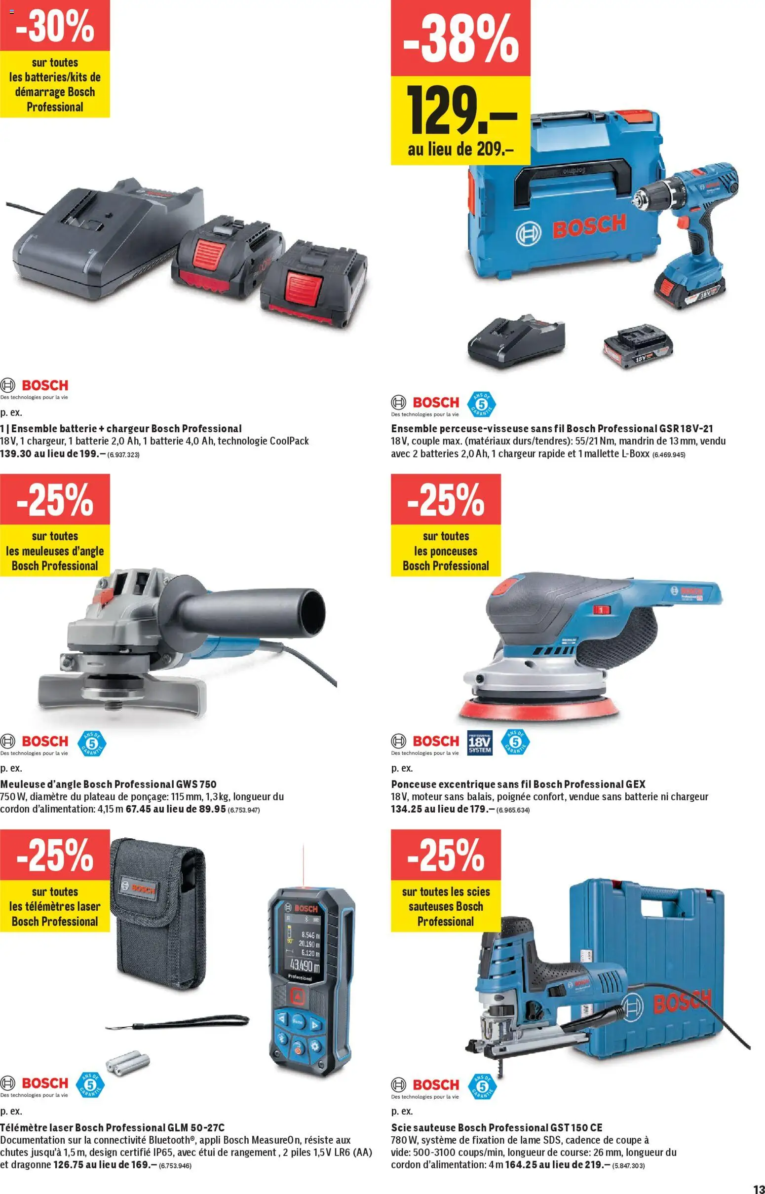 Jumbo Aktionen FR – gültig ab 18.12.2025 | Seite: 13 | Produkte: Batterie, Bosch