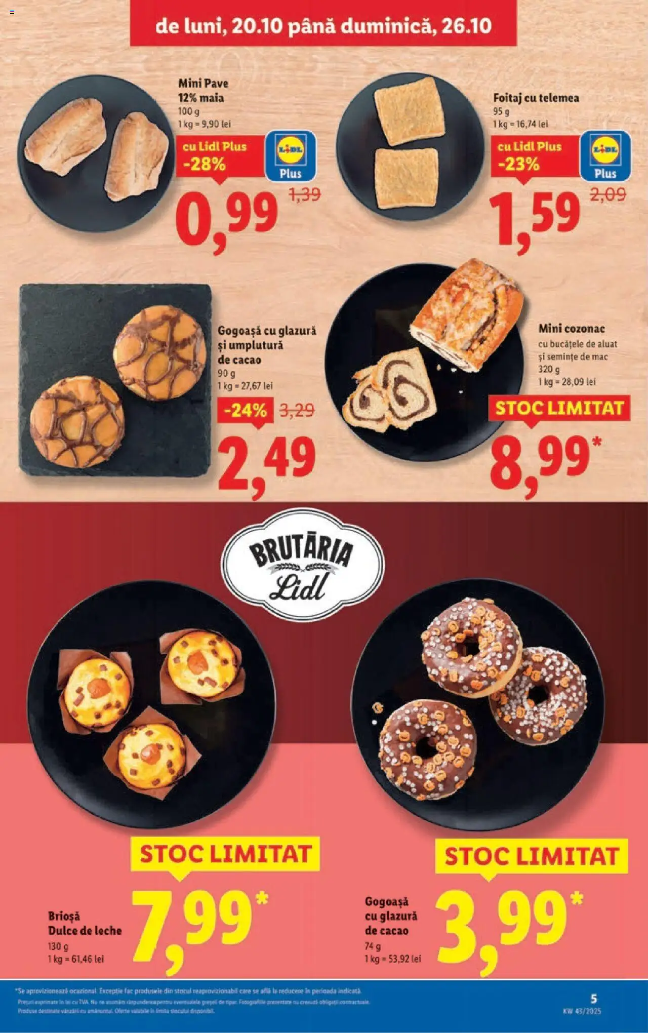 Noul catalog Lidl – valabil de la 20.10.2025 | Pagină: 5 | Produse: Divan, Aluat, Semințe, Cacao