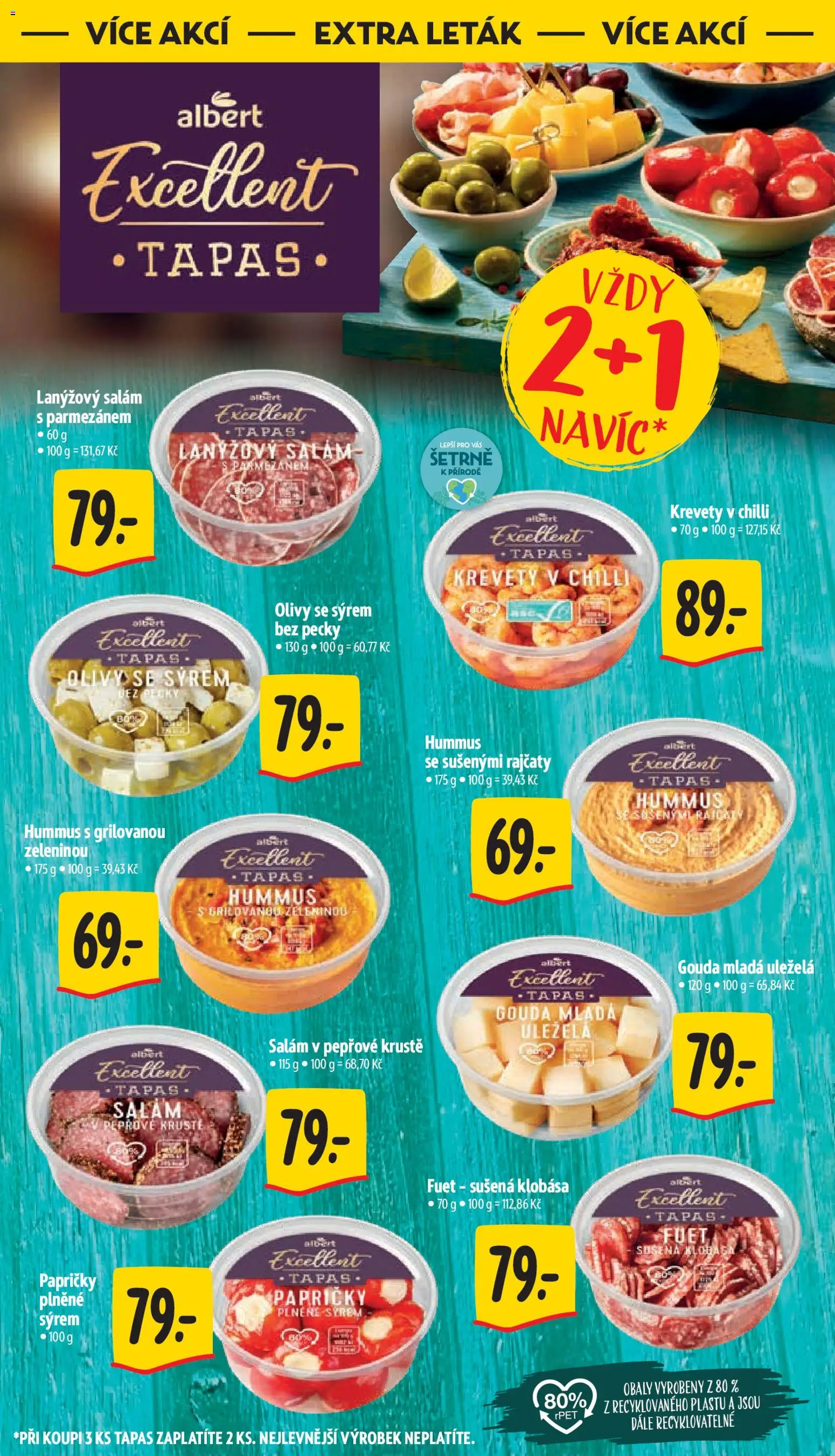 Albert leták - Supermarket od 14.01.2026 | Strana: 31 | Produkty: Hummus, Salám, Klobása, Krevety