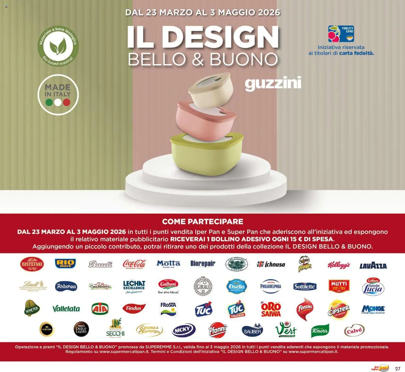 Volantino Pan del 17.03.2026 | Pagina: 27 | Prodotti: The, Mutti, Lavazza, Coca Cola