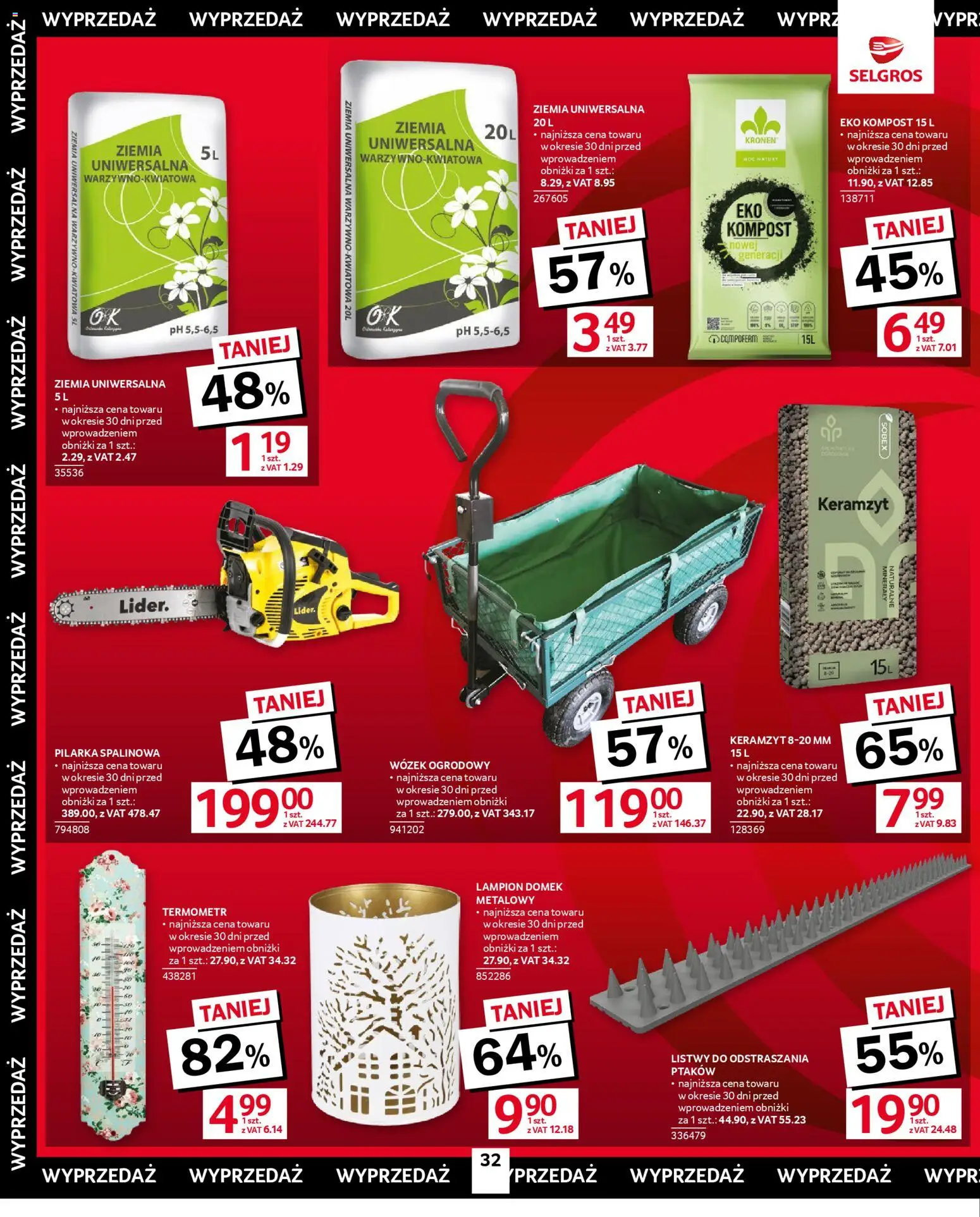 Selgros cash&carry Gazetka - Oferta przemysłowa od 20.11.2025 | Strona: 34 | Produkty: Ziemia uniwersalna, Termometr, Ziemia