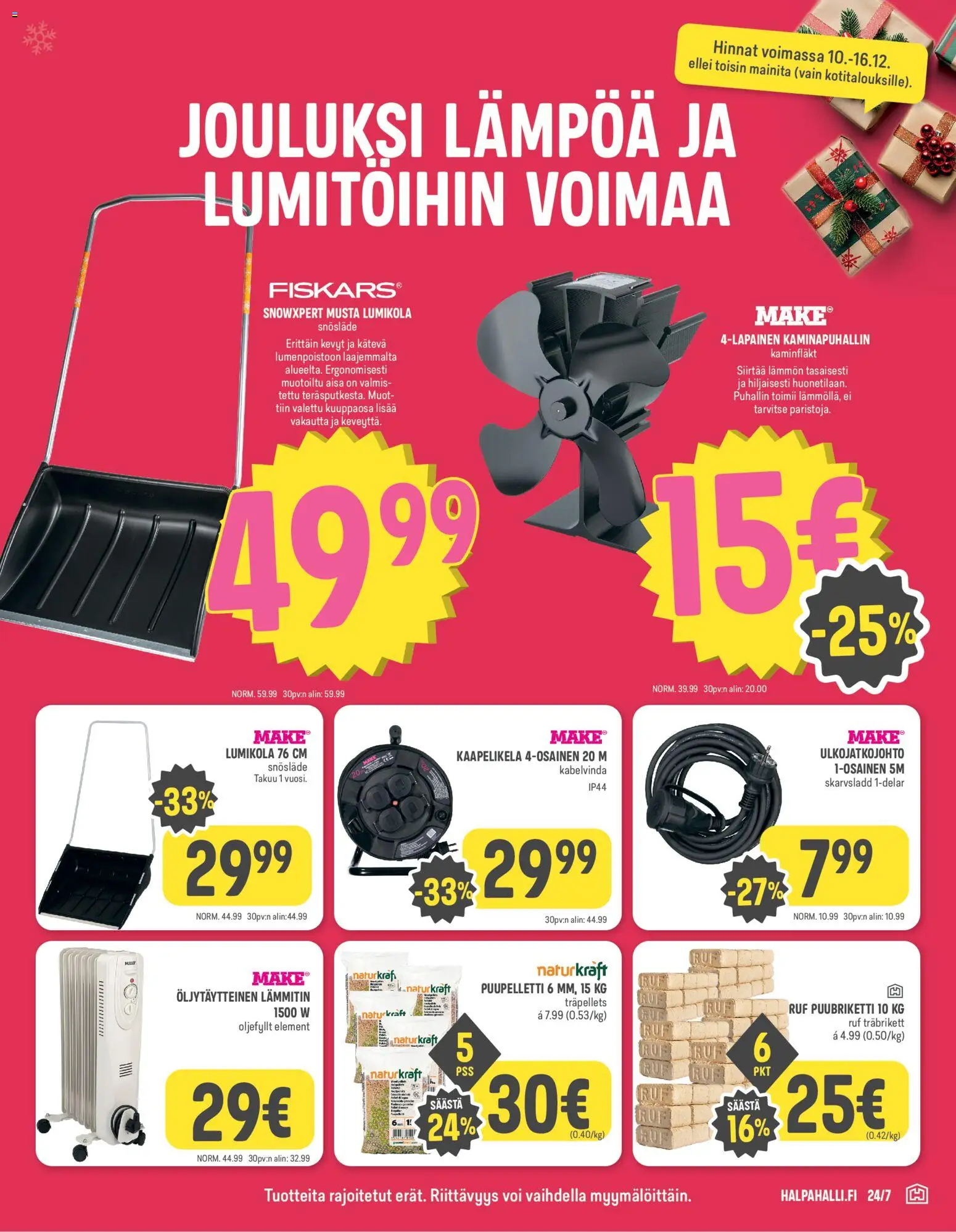 Halpa Halli tarjoukset – voimassa 10.12.2025 alkaen | Sivu: 9 | Tuotteet: Voi