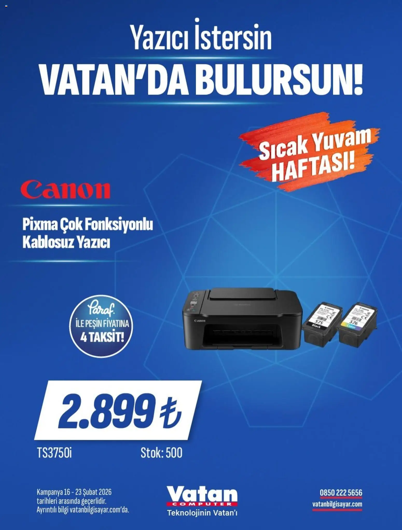 Vatan Bilgisayar İndirim - 16.02.2026 tarihinden itibaren geçerlidir | Sayfa: 10 | Ürünler: Yazıcı
