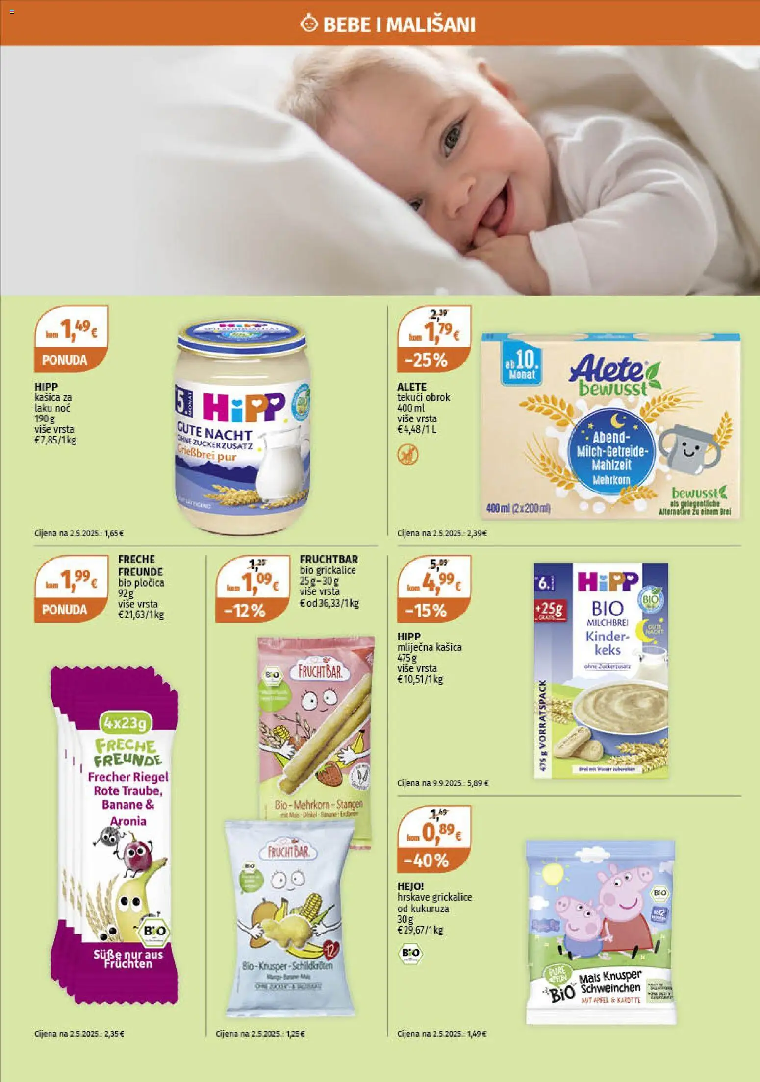 Müller katalog | vrijedi od 27.10.2025 | Stranica: 13 | Proizvodi: Banane, Keks