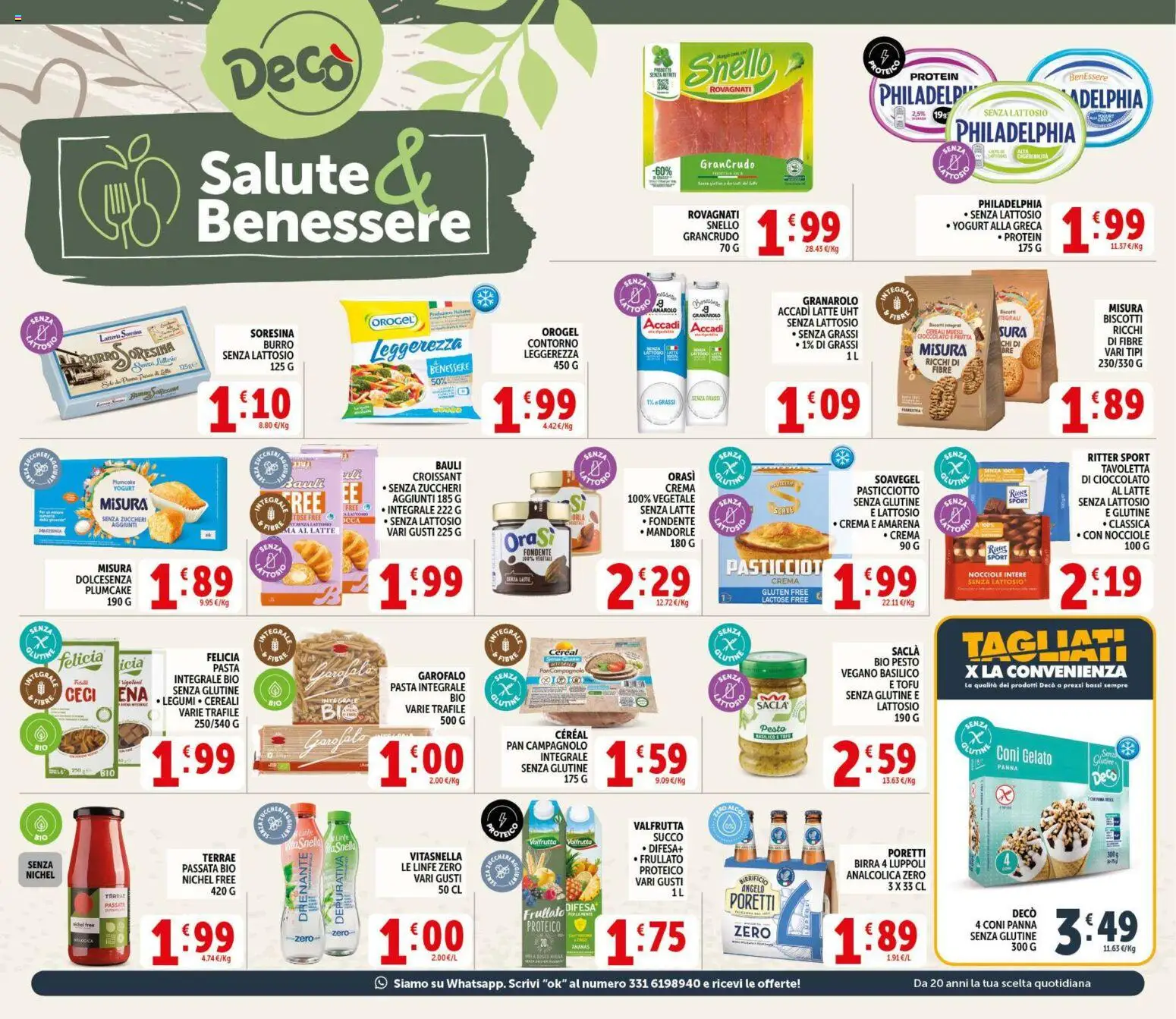 Volantino Decò del 09.04.2026 | Pagina: 11 | Prodotti: Birra, Gelato, Burro, Mandorle