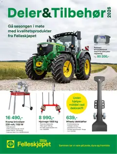 Forhåndsvisning av Felleskjøpet Deler&Tilbehør 2026 gyldig fra 22.04.2026
