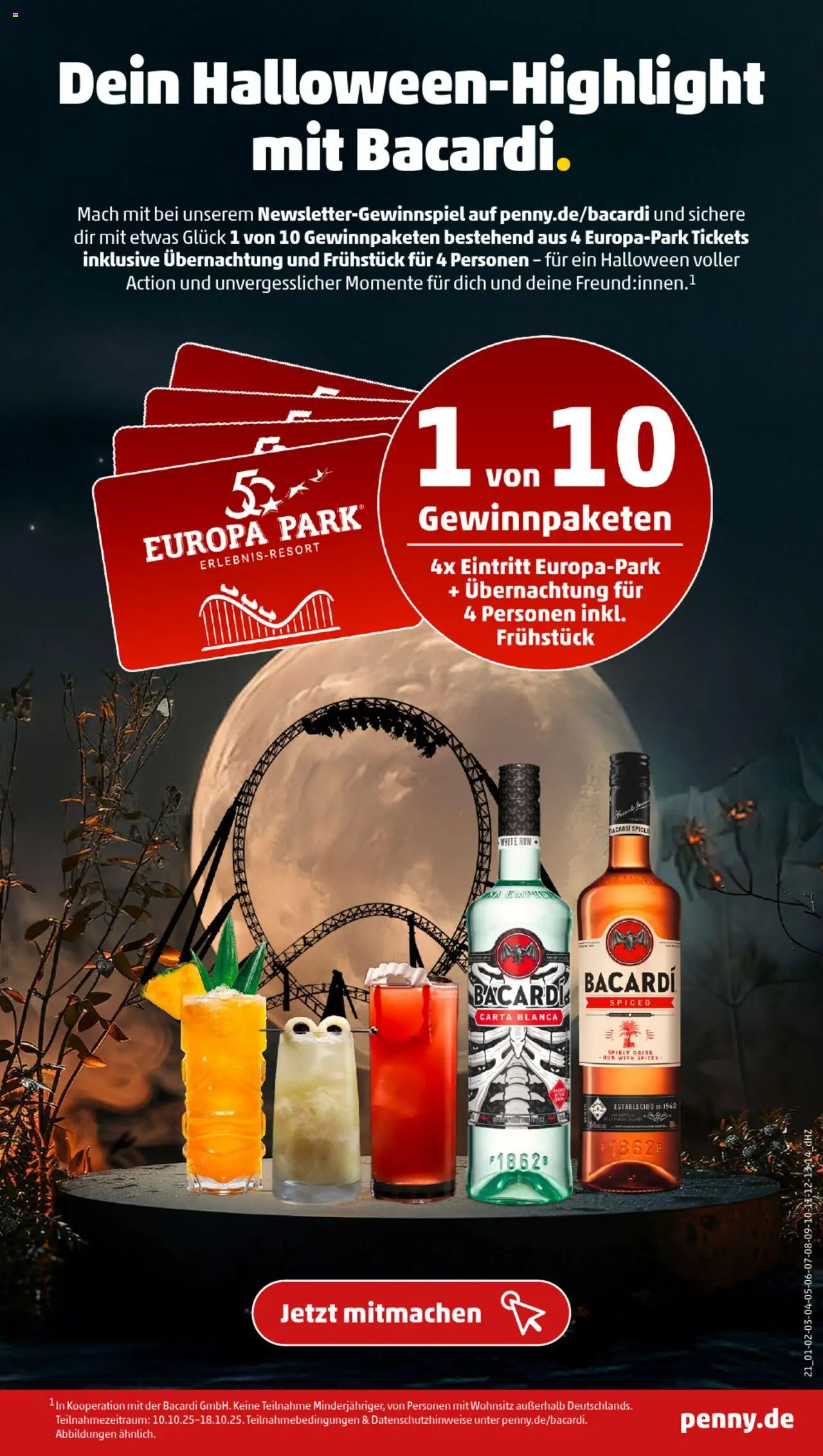 Penny Prospekt 	 – gültig ab 13.10.2025 | Seite: 25 | Produkte: Bacardi, Rum