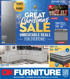 OK Furniture specials catalogue – valid from 20.10.2025