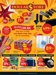 Dollar Store - erbjudanden - Förhandsvisning av reklamblad från butik Dollar Store aktuell från 10.11.2025