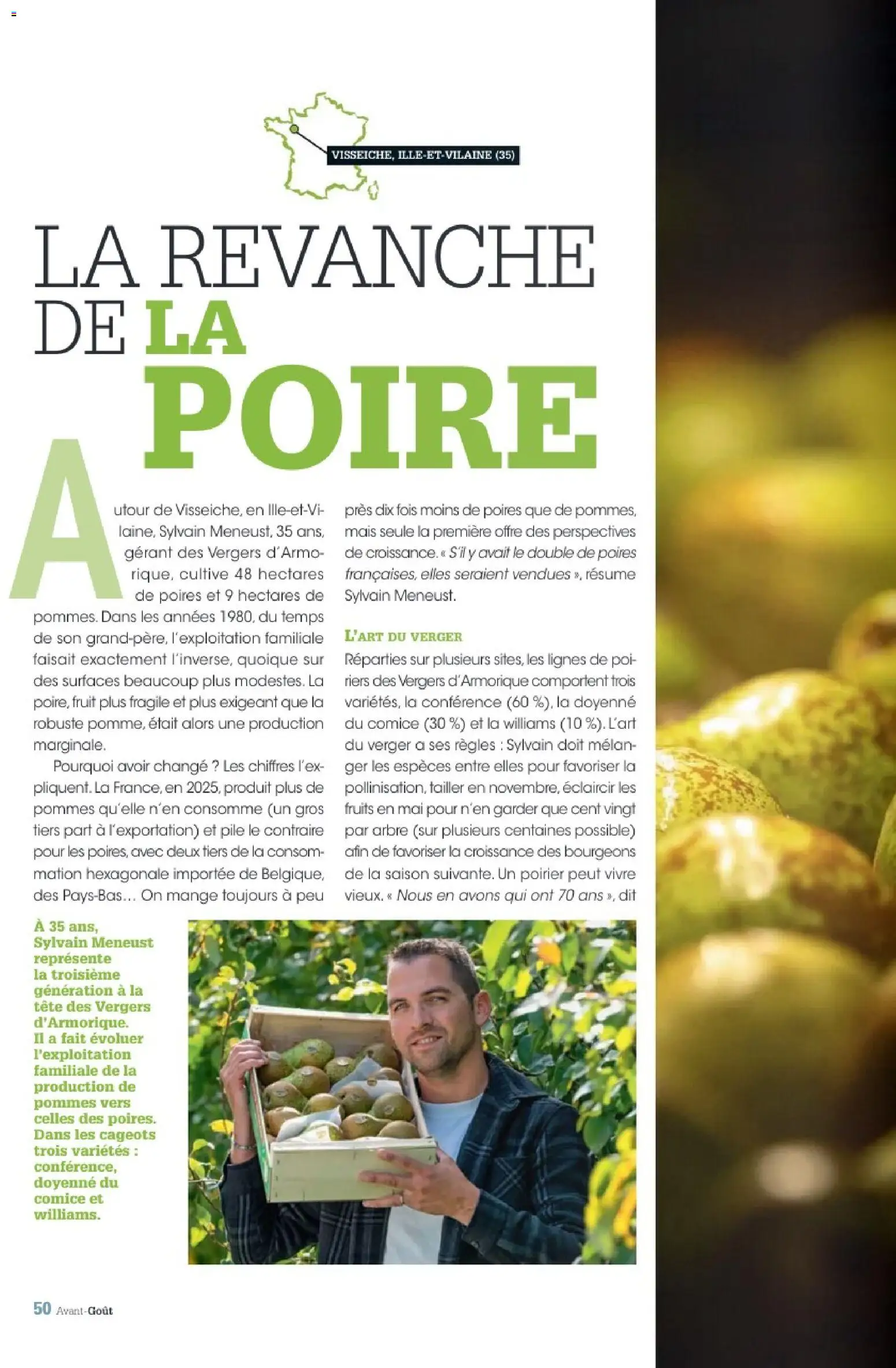 {H1} | Page: 50 | Produits: Poire, Mais, Pommes