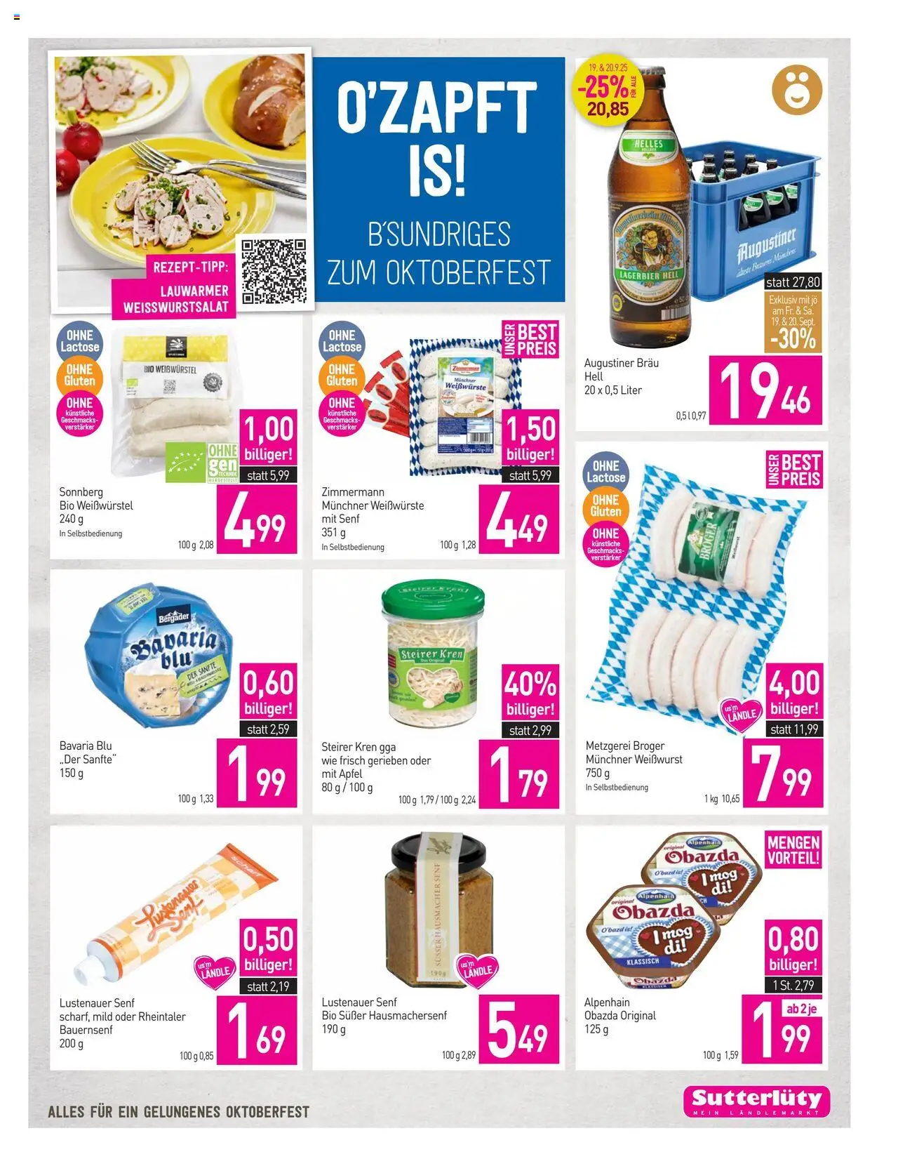 Sutterlüty Flugblatt gültig ab 18.09.2025 | Seite: 15 | Produkte: Äpfel
