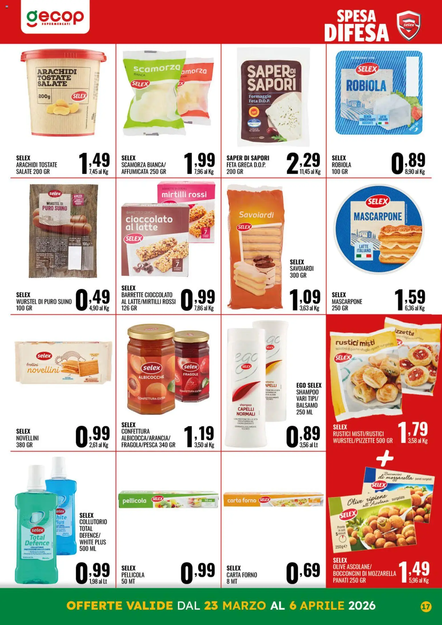 Volantino GECOP del 23.03.2026 | Pagina: 17 | Prodotti: Cioccolato, Fragole, Latte, Arachidi