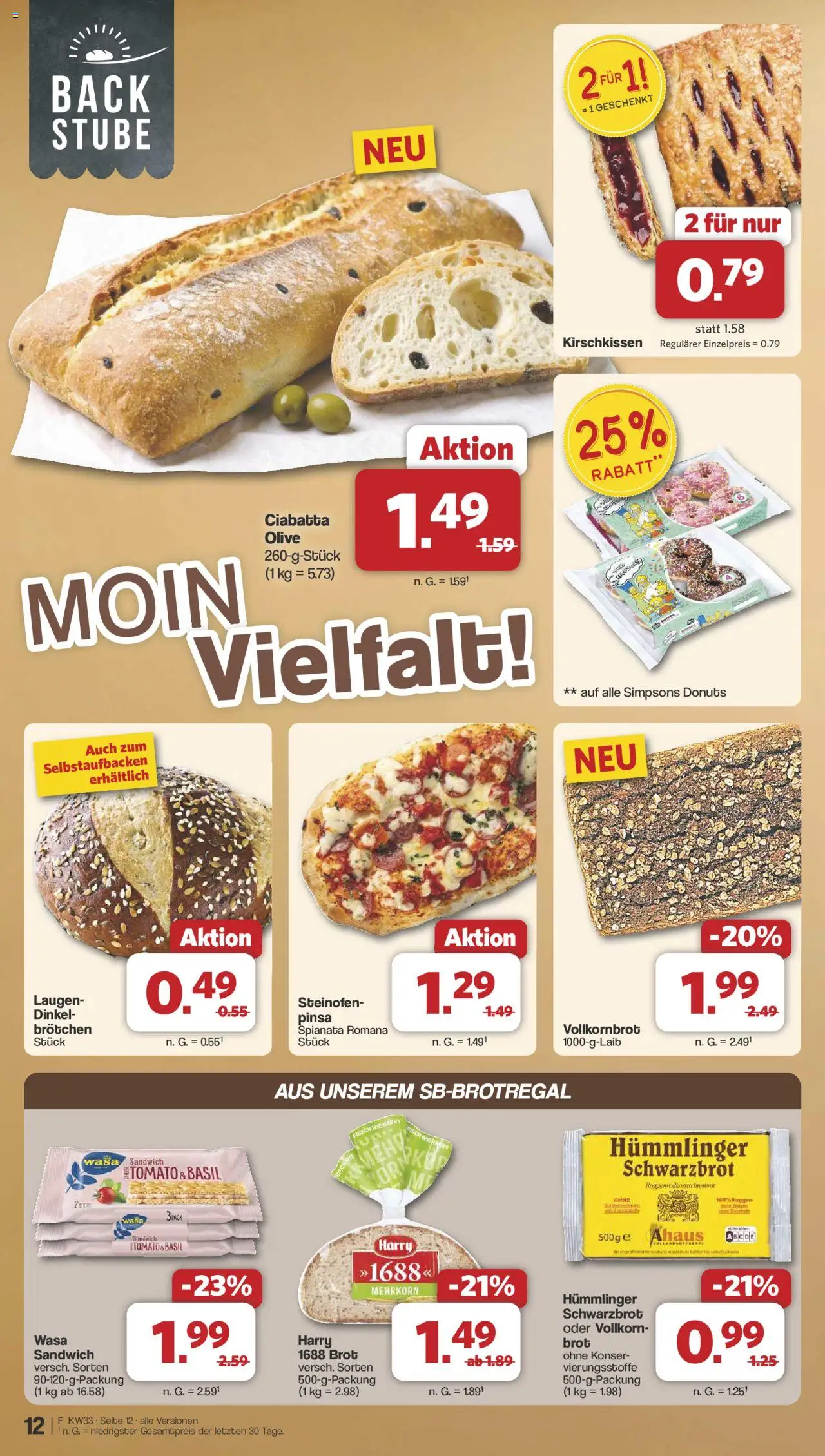 Famila Nordwest Prospekt 	 - gültig ab dem 11.08.2025 | Seite: 13 | Produkte: Vollkornbrot, Donuts, Brot